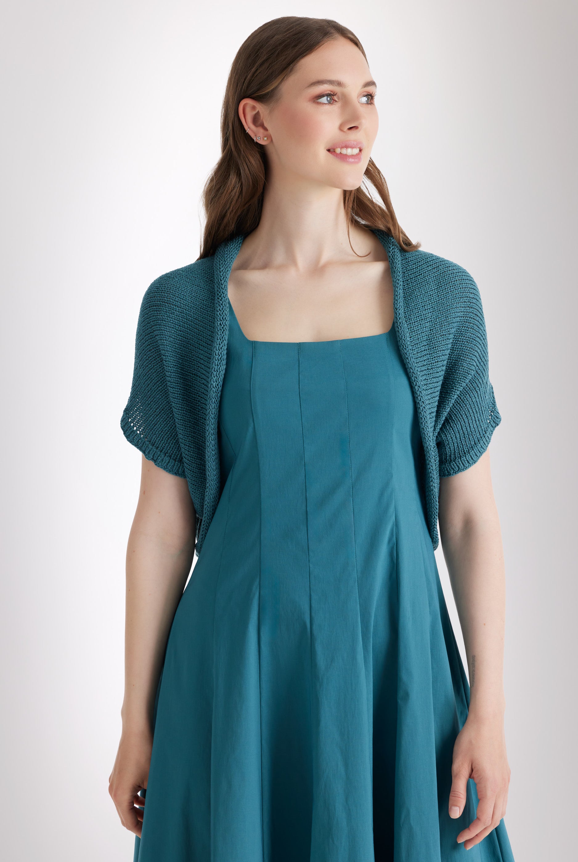 Weiter Strickbolero IPBOLLY aus Baumwollmix - FOX'S - Fashion