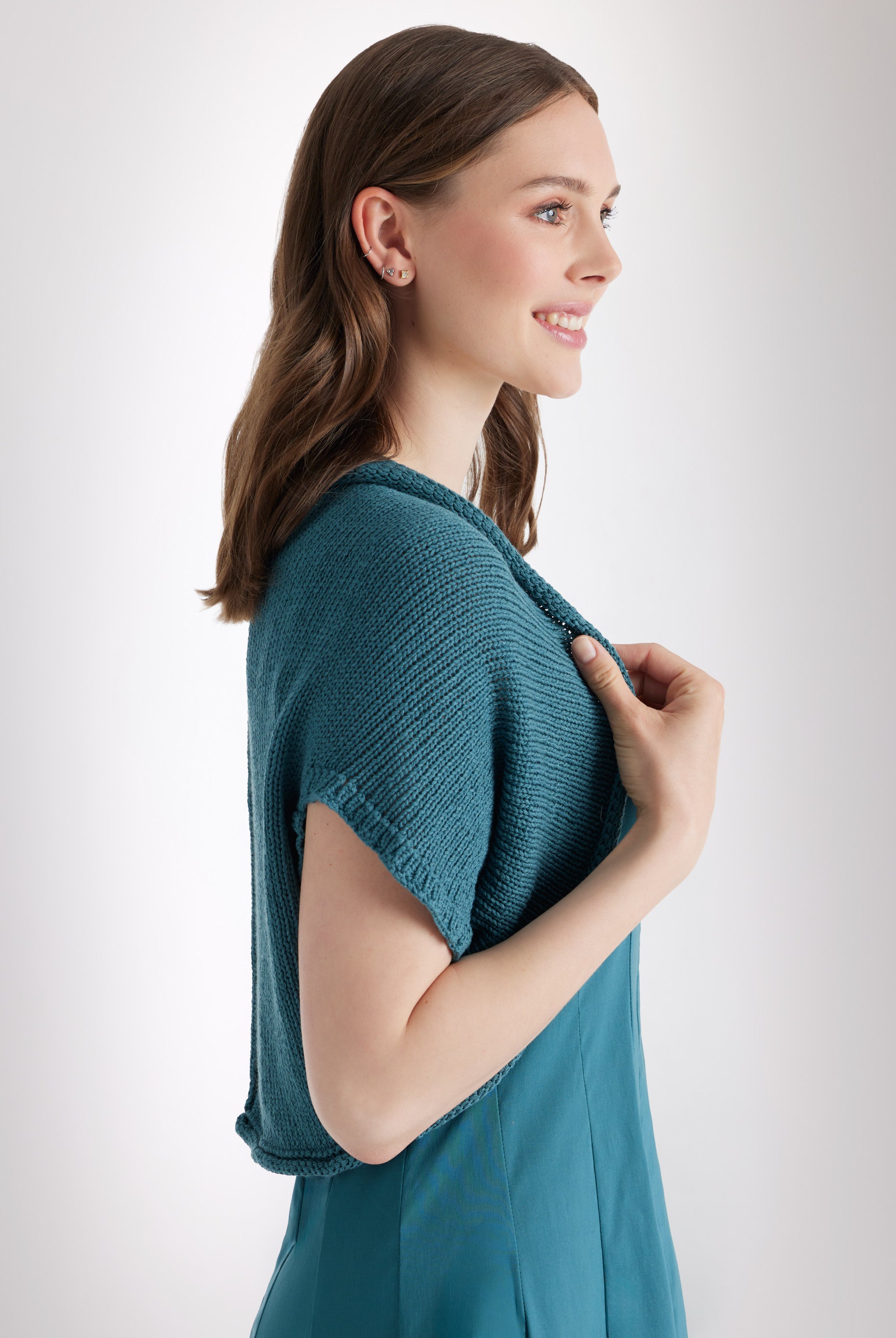Weiter Strickbolero IPBOLLY aus Baumwollmix - FOX'S - Fashion