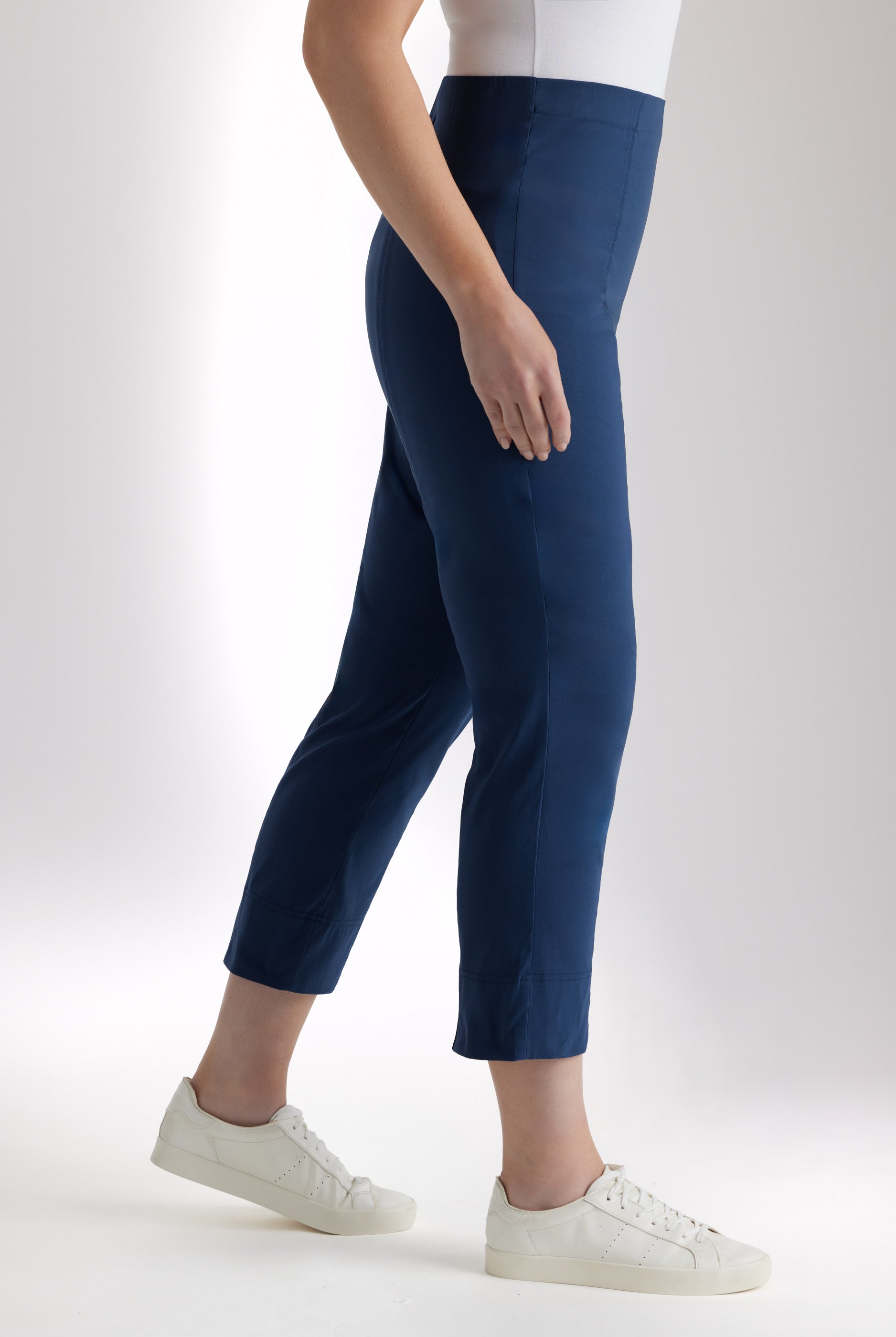 Schmale 7/8 - Hose MESSINI aus Baumwollmix mit Stretch - FOX'S - Fashion