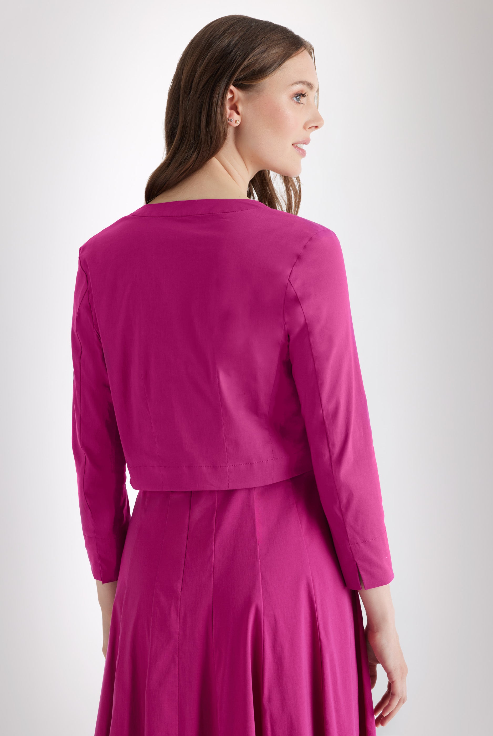 Bolero MYAGO aus Baumwollmix mit Elasthan und 3/4 - Arm - FOX'S - Fashion