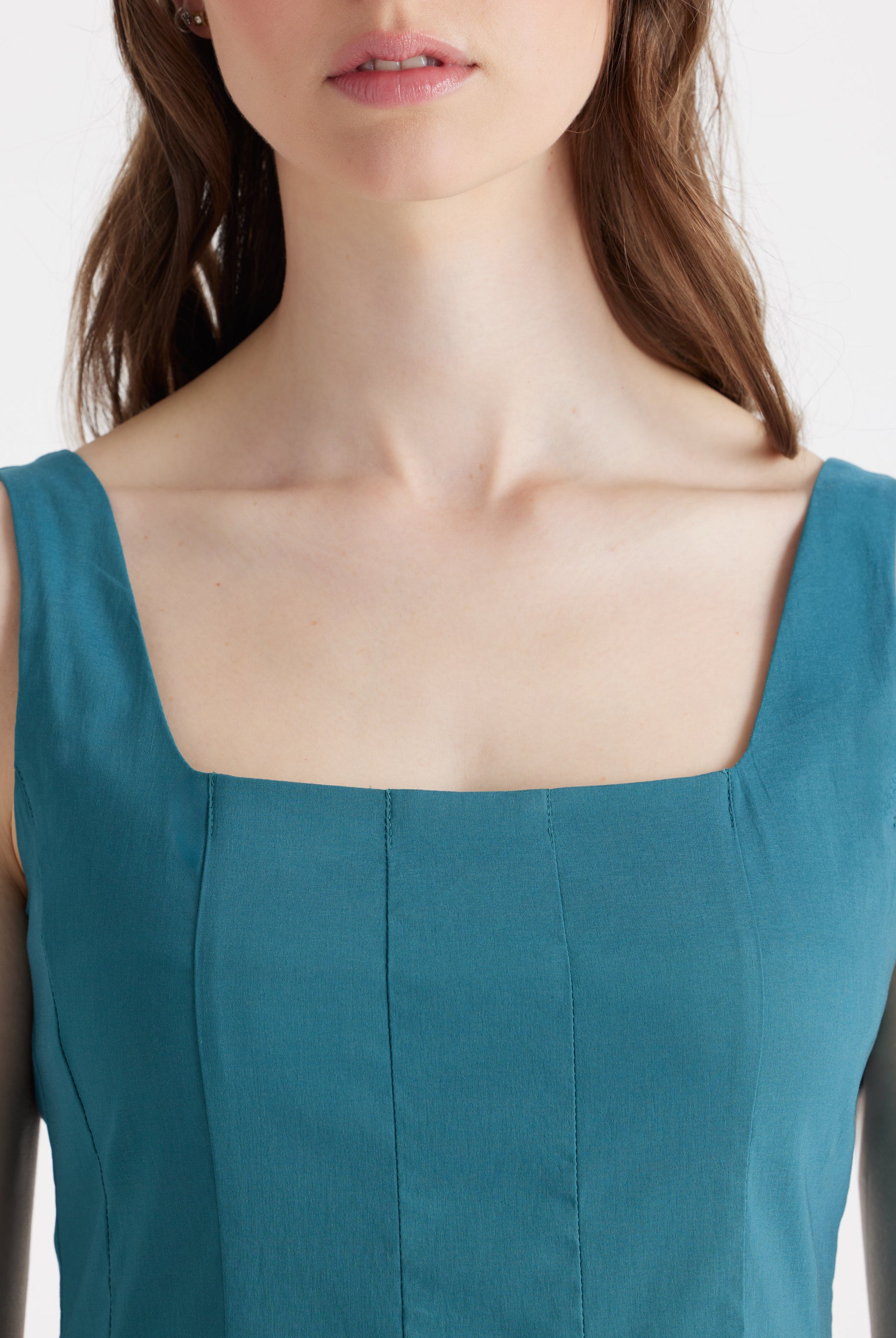 Kurzes, ausgestelltes Kleid MIASHY aus Baumwollmix mit Stretch - FOX'S - Fashion