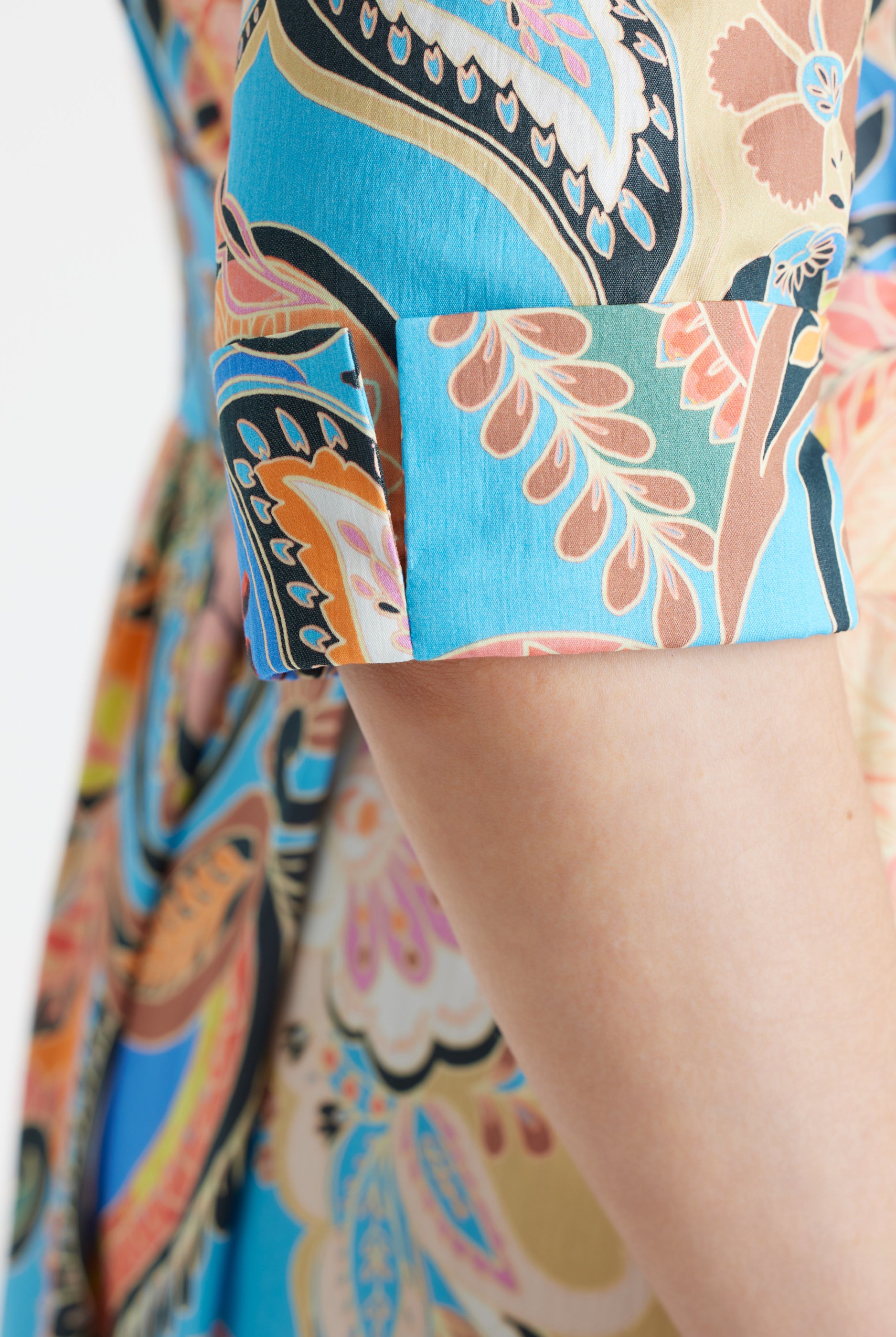 Tailliertes Kleid UDAXI aus Bio - Baumwolle - FOX'S - Fashion