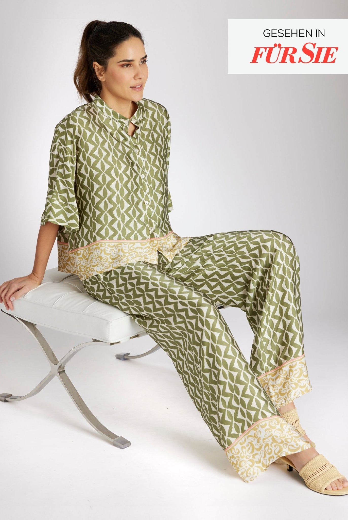 Coming Soon! Lange, legere Hose ZYTARI aus Viskose mit Gummibund - FOX'S - Fashion