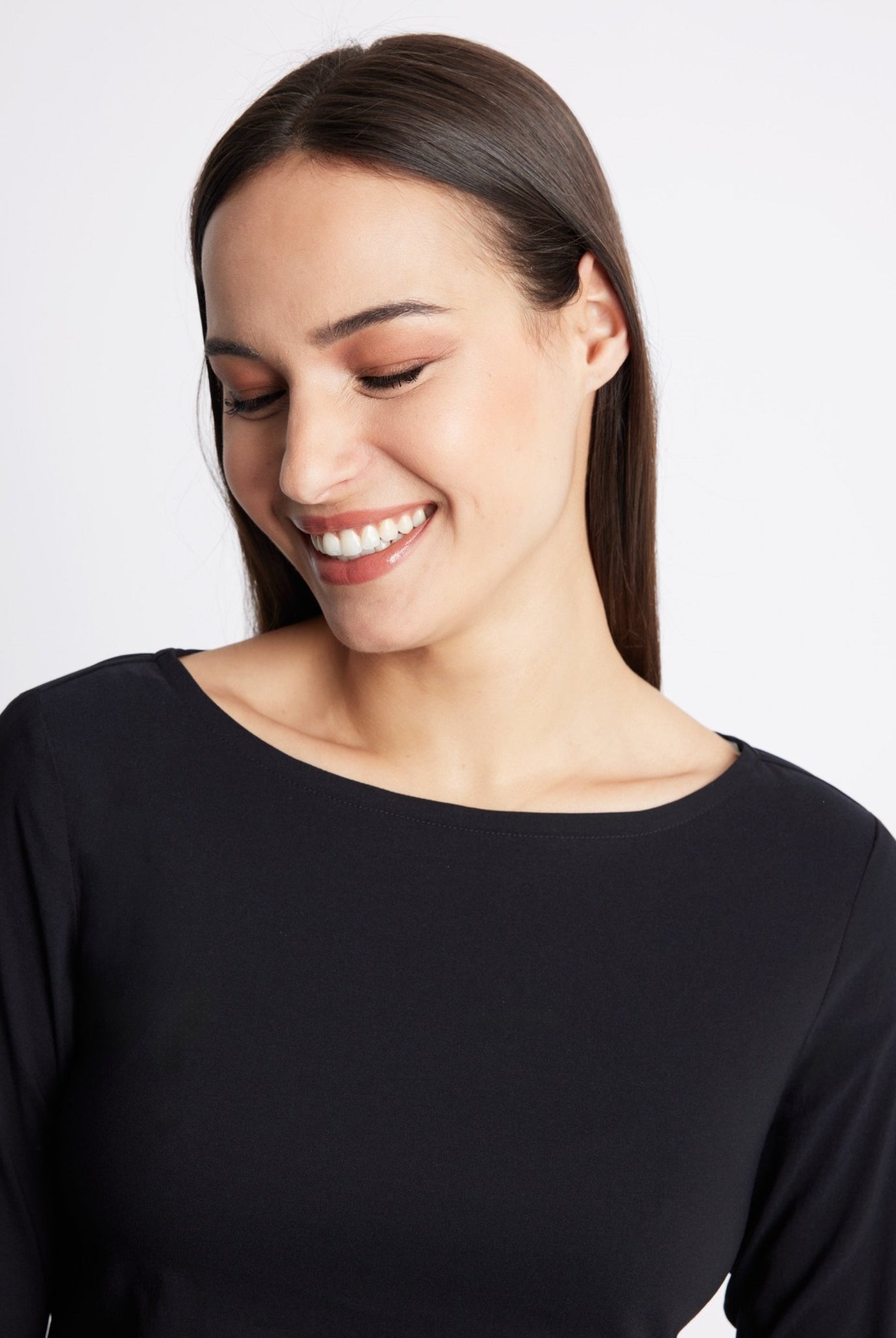 Gerade Bluse BONIUS aus leichtem Baumwoll-Mix mit Stretch - FOX'S-Fashion