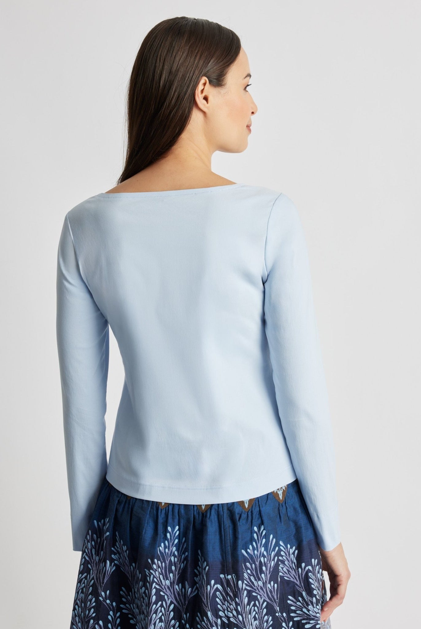 Gerade Bluse BONIUS aus leichtem Baumwoll-Mix mit Stretch - FOX'S-Fashion