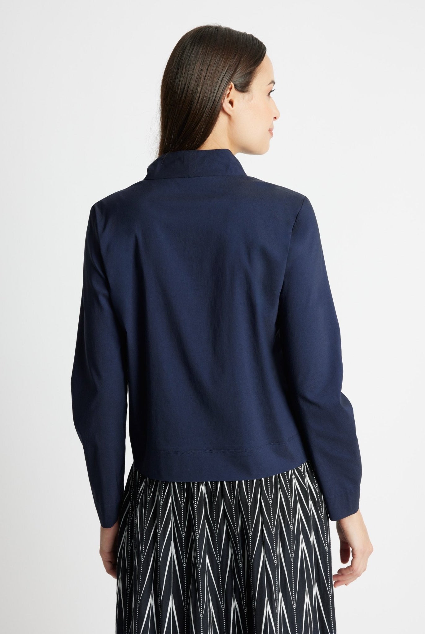 Gerade Bluse JIBRYX aus Viskose-Mix mit Stretch - FOX'S-Fashion