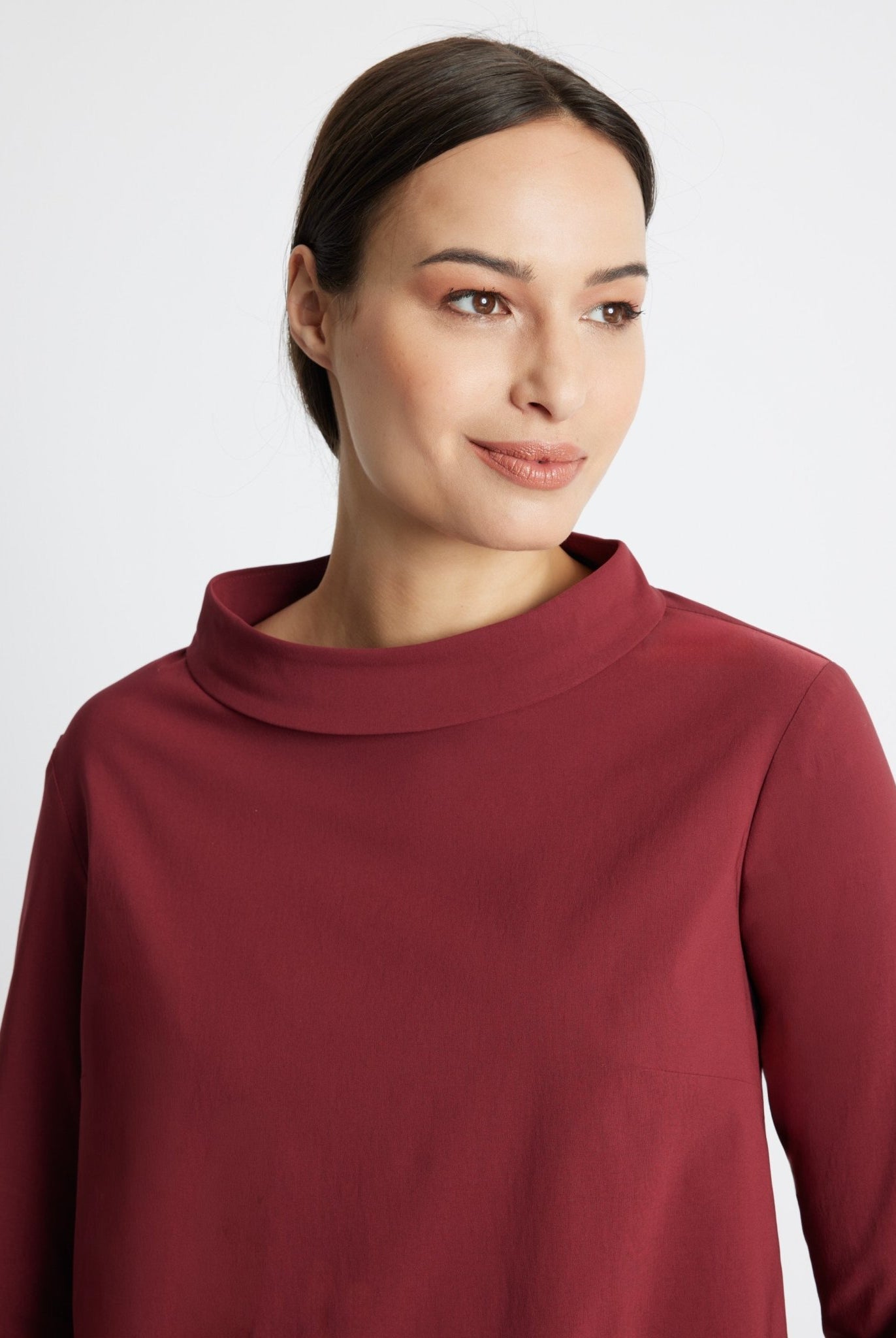 Gerade Bluse JURAMO aus Viskose-Mix mit Stretch - FOX'S-Fashion