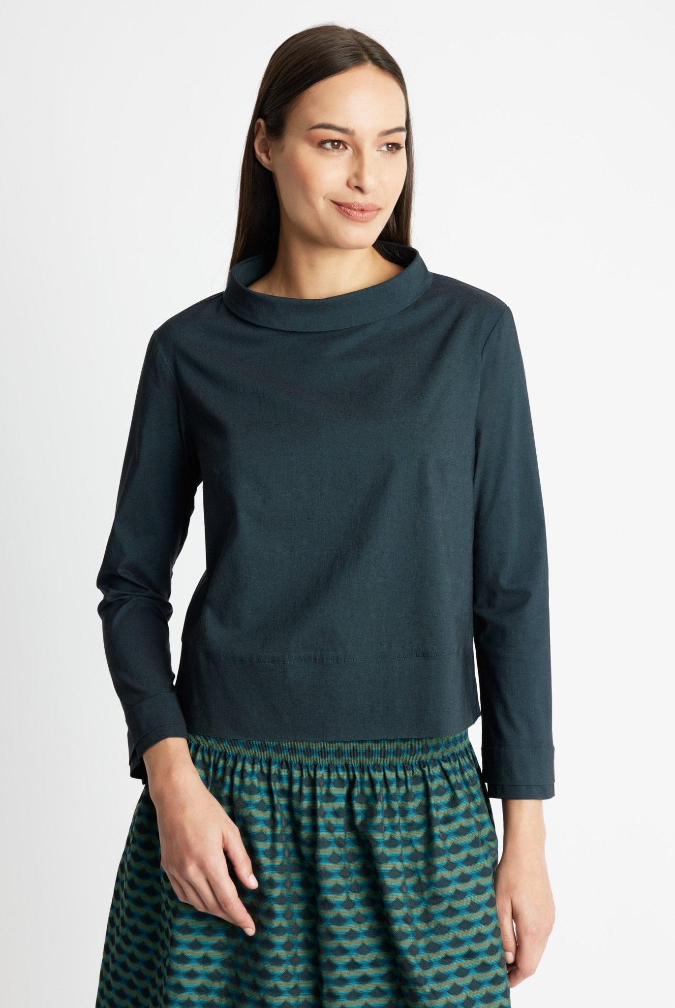 Gerade Bluse JURAMO aus Viskose-Mix mit Stretch - FOX'S-Fashion