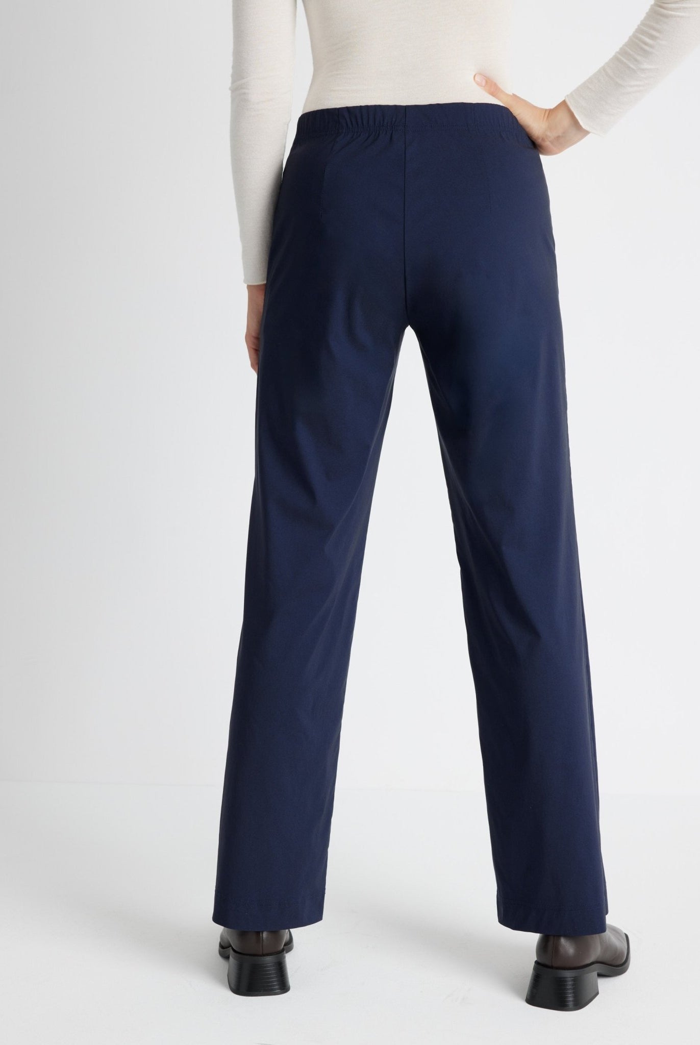 Gerade Hose JUSTIRA aus Viskose-Mix mit Gummibund - FOX'S-Fashion