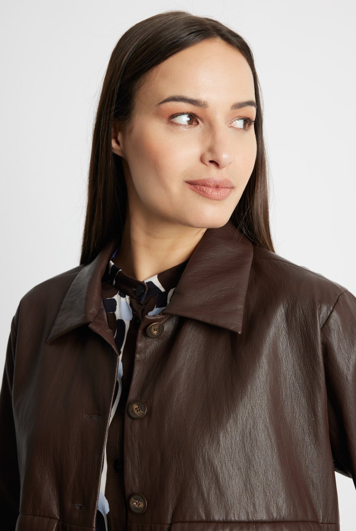 Gerade Jacke WIATA aus Lederimitat - FOX'S-Fashion