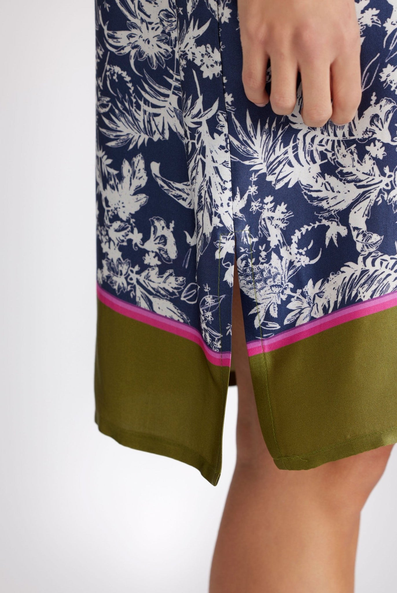 Gerade Tunika ZUKINA aus Viskose mit 3/4 - Arm - FOX'S - Fashion