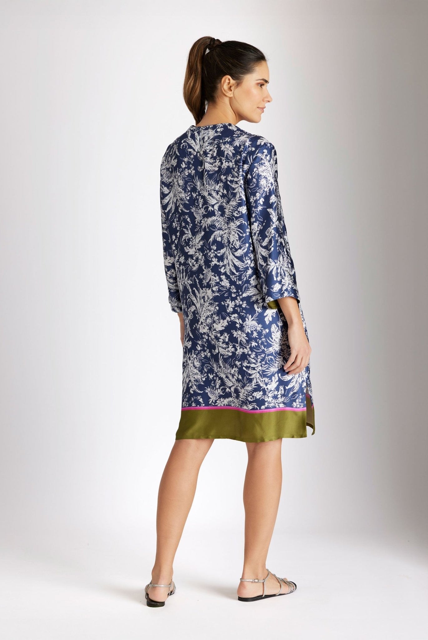 Gerade Tunika ZUKINA aus Viskose mit 3/4 - Arm - FOX'S - Fashion