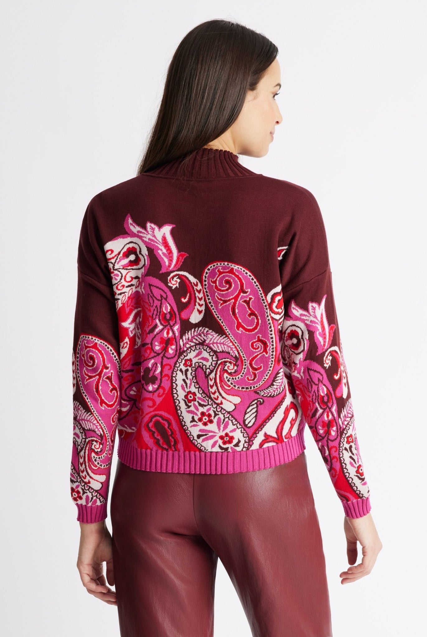 Gerader Strickpullover DARIBO aus Baumwoll-Mix - FOX'S-Fashion