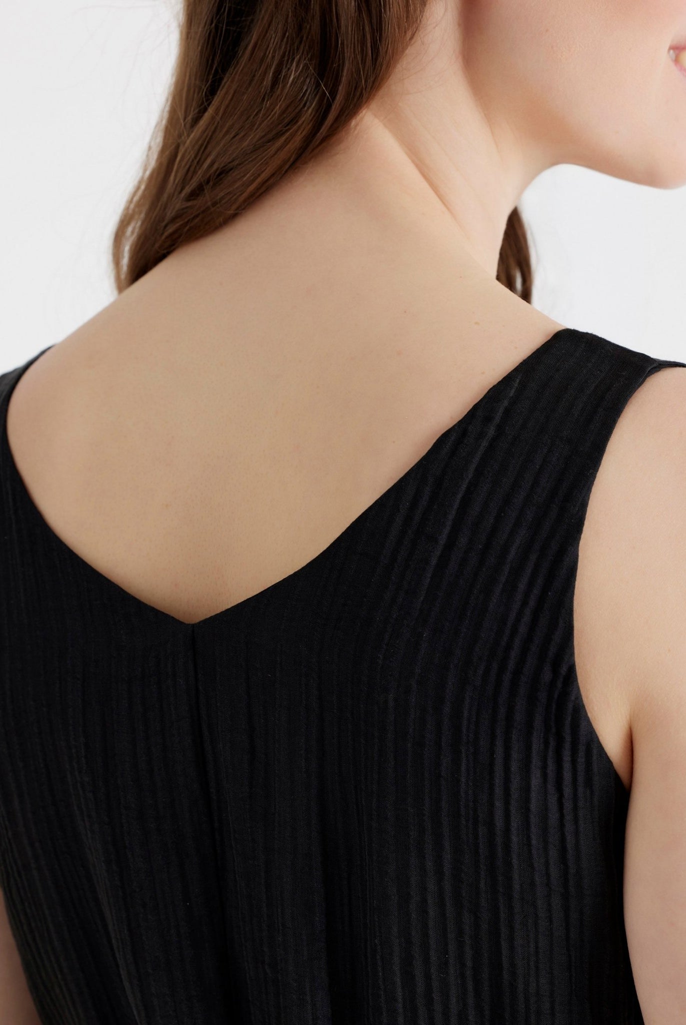 Gerades Midi - Kleid NATAVA aus Viskose - Lyocell - Mix - FOX'S - Fashion