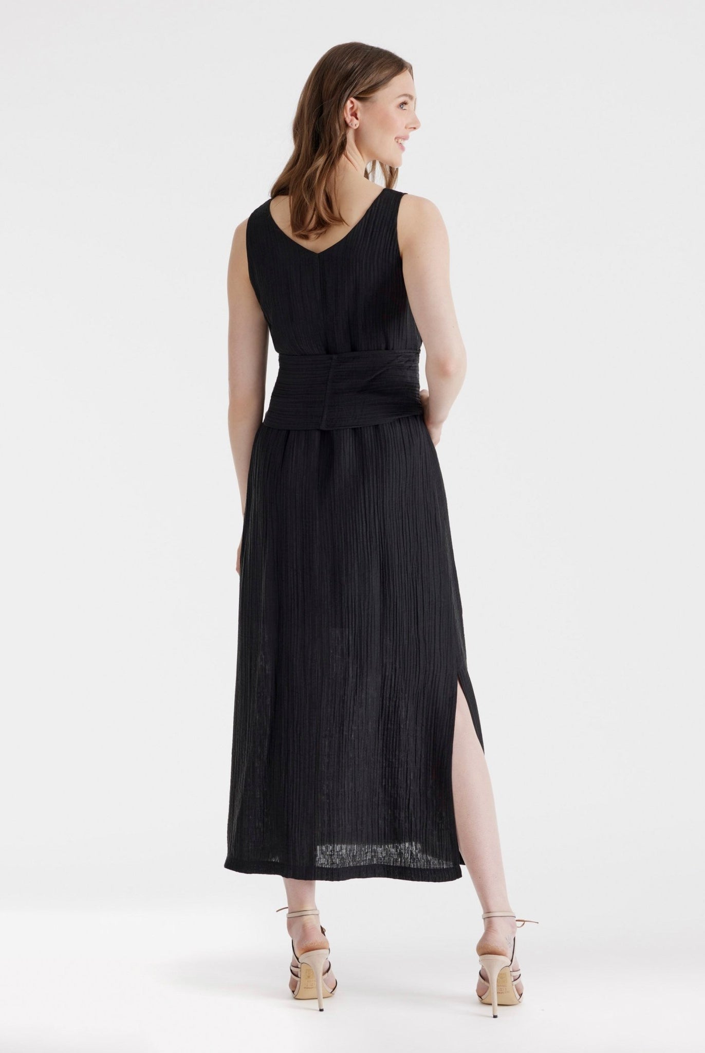 Gerades Midi - Kleid NATAVA aus Viskose - Lyocell - Mix - FOX'S - Fashion
