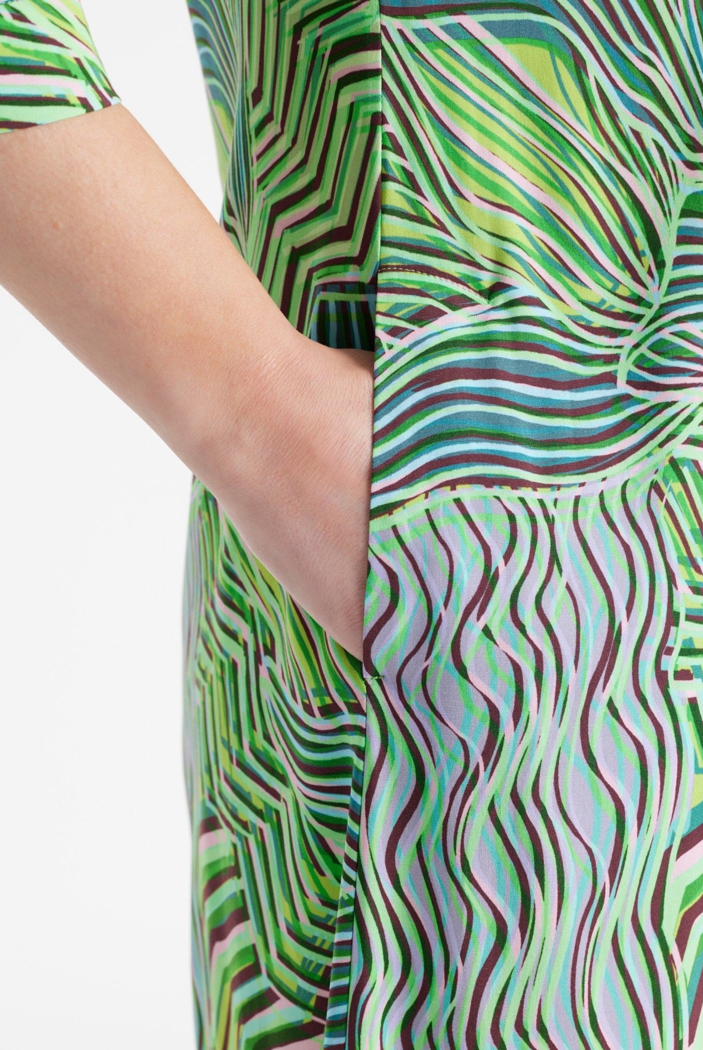 Gerades Midi - Kleid WOTALI aus Viskose - FOX'S - Fashion