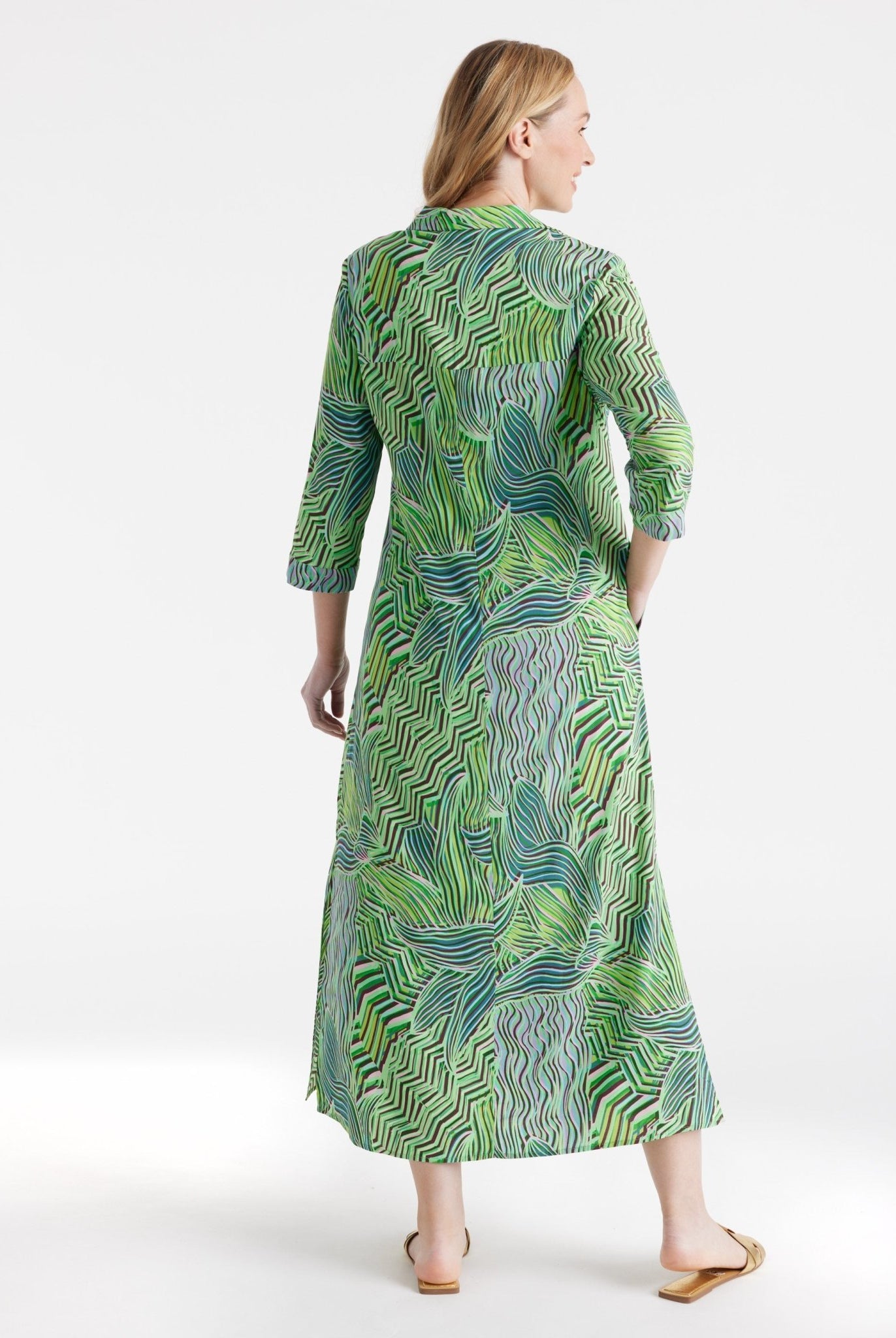 Gerades Midi - Kleid WOTALI aus Viskose - FOX'S - Fashion