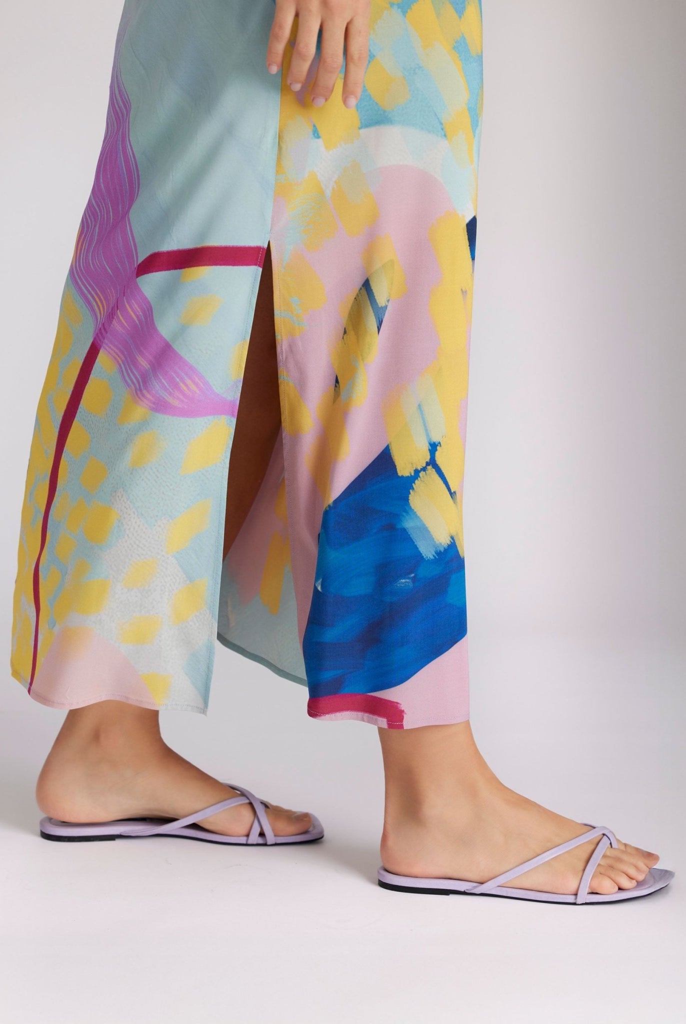 Gerades Midi - Kleid WUVITA aus Viskose - FOX'S - Fashion