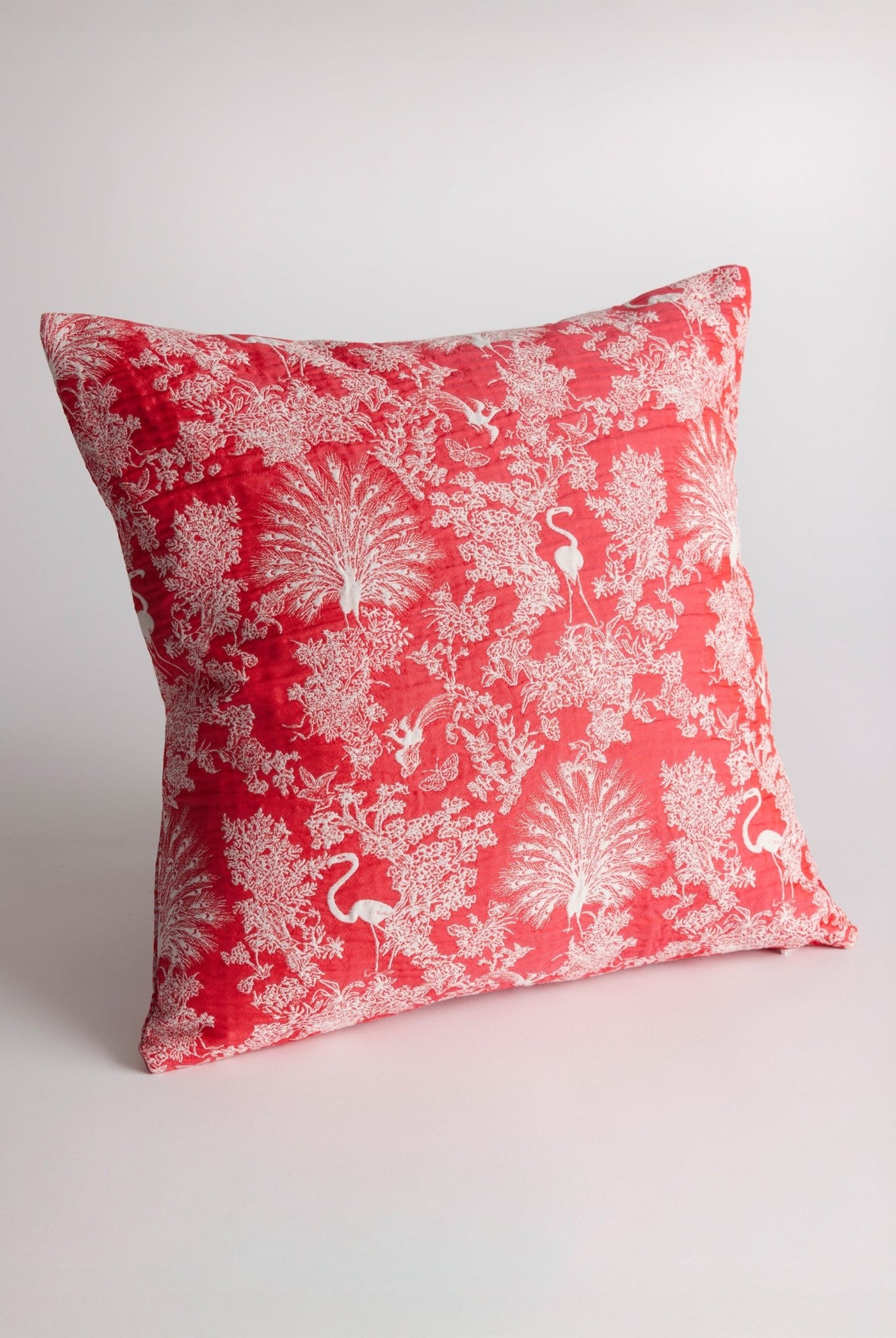 Gewebte Dekokissenhülle EVELIN in edlem Jacquard aus Baumwoll - Viskose - Mix - FOX'S - Fashion