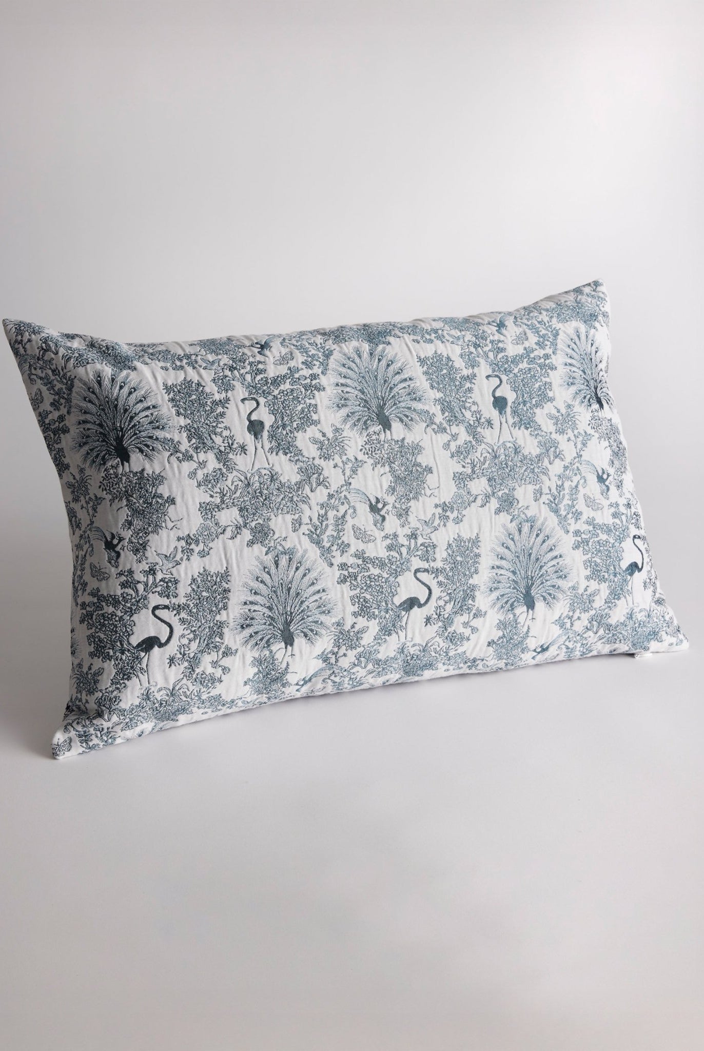 Gewebte Dekokissenhülle EVELIN in edlem Jacquard aus Baumwoll - Viskose - Mix - FOX'S - Fashion