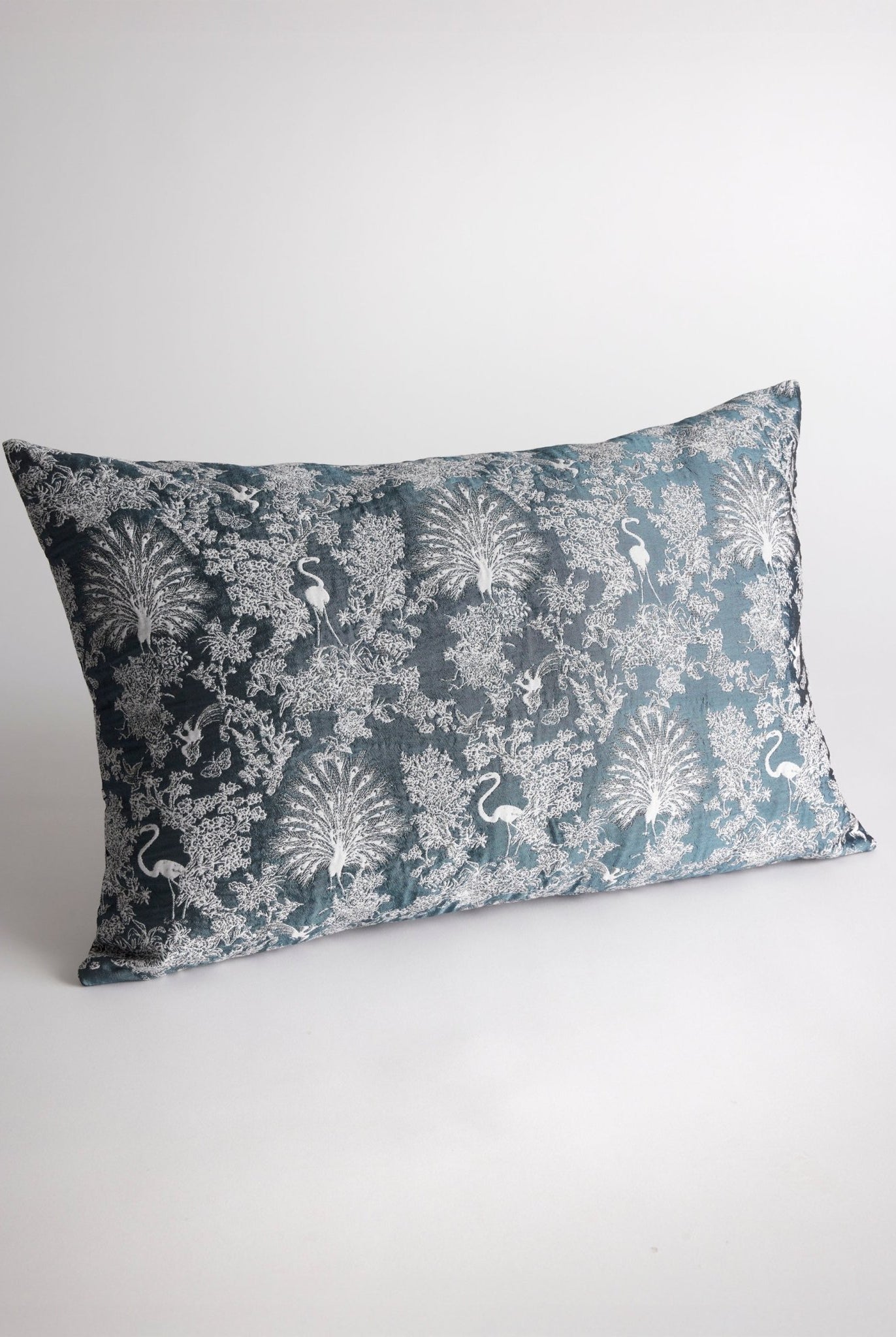 Gewebte Dekokissenhülle EVELIN in edlem Jacquard aus Baumwoll - Viskose - Mix - FOX'S - Fashion