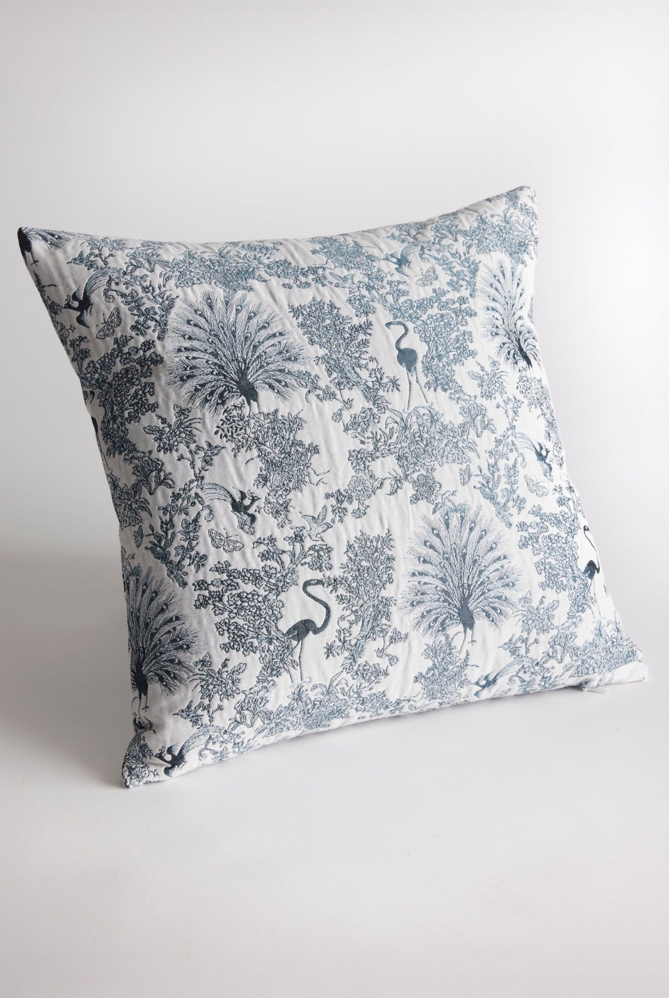 Gewebte Dekokissenhülle EVELIN in edlem Jacquard aus Baumwoll - Viskose - Mix - FOX'S - Fashion