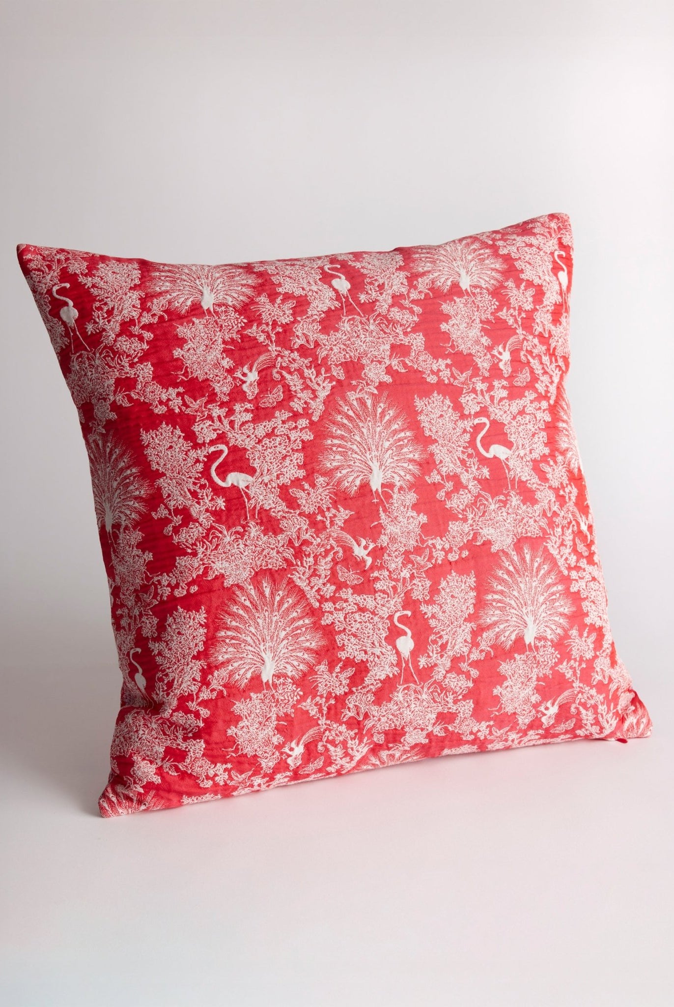 Gewebte Dekokissenhülle EVELIN in edlem Jacquard aus Baumwoll - Viskose - Mix - FOX'S - Fashion