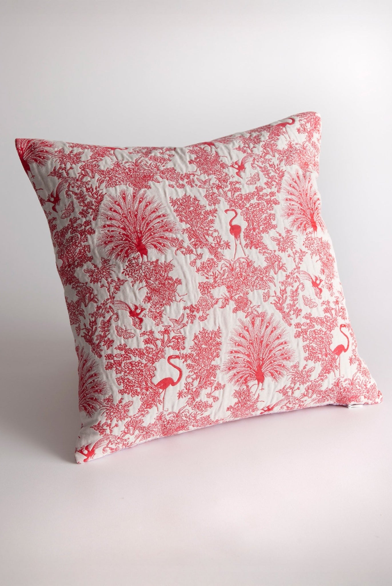 Gewebte Dekokissenhülle EVELIN in edlem Jacquard aus Baumwoll - Viskose - Mix - FOX'S - Fashion