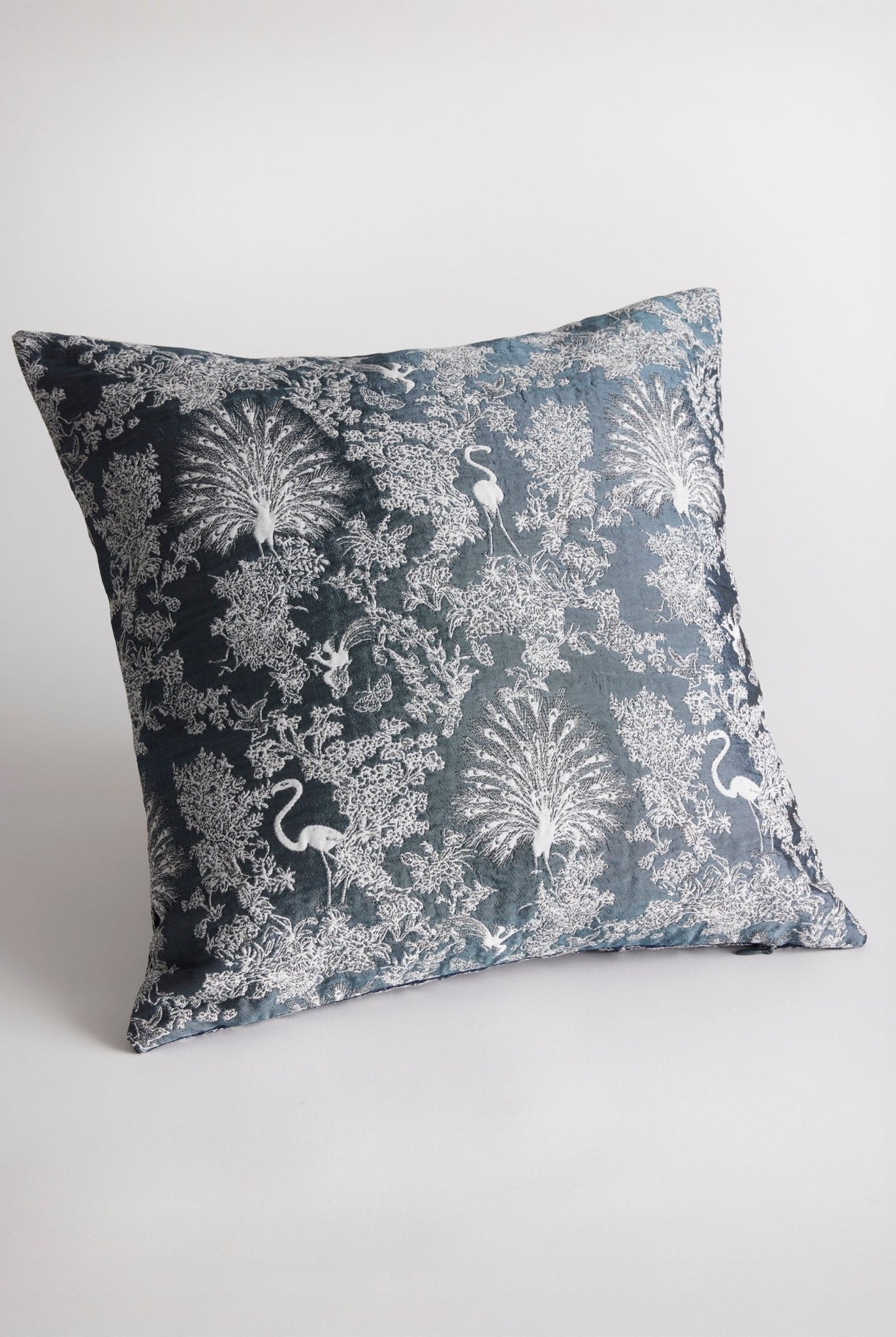 Gewebte Dekokissenhülle EVELIN in edlem Jacquard aus Baumwoll - Viskose - Mix - FOX'S - Fashion