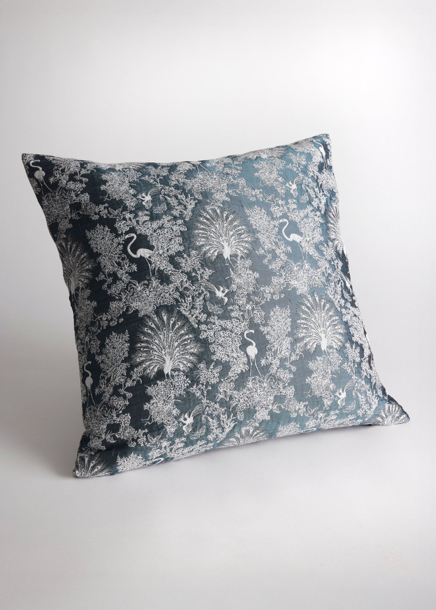 Gewebte Dekokissenhülle EVELIN in edlem Jacquard aus Baumwoll - Viskose - Mix - FOX'S - Fashion