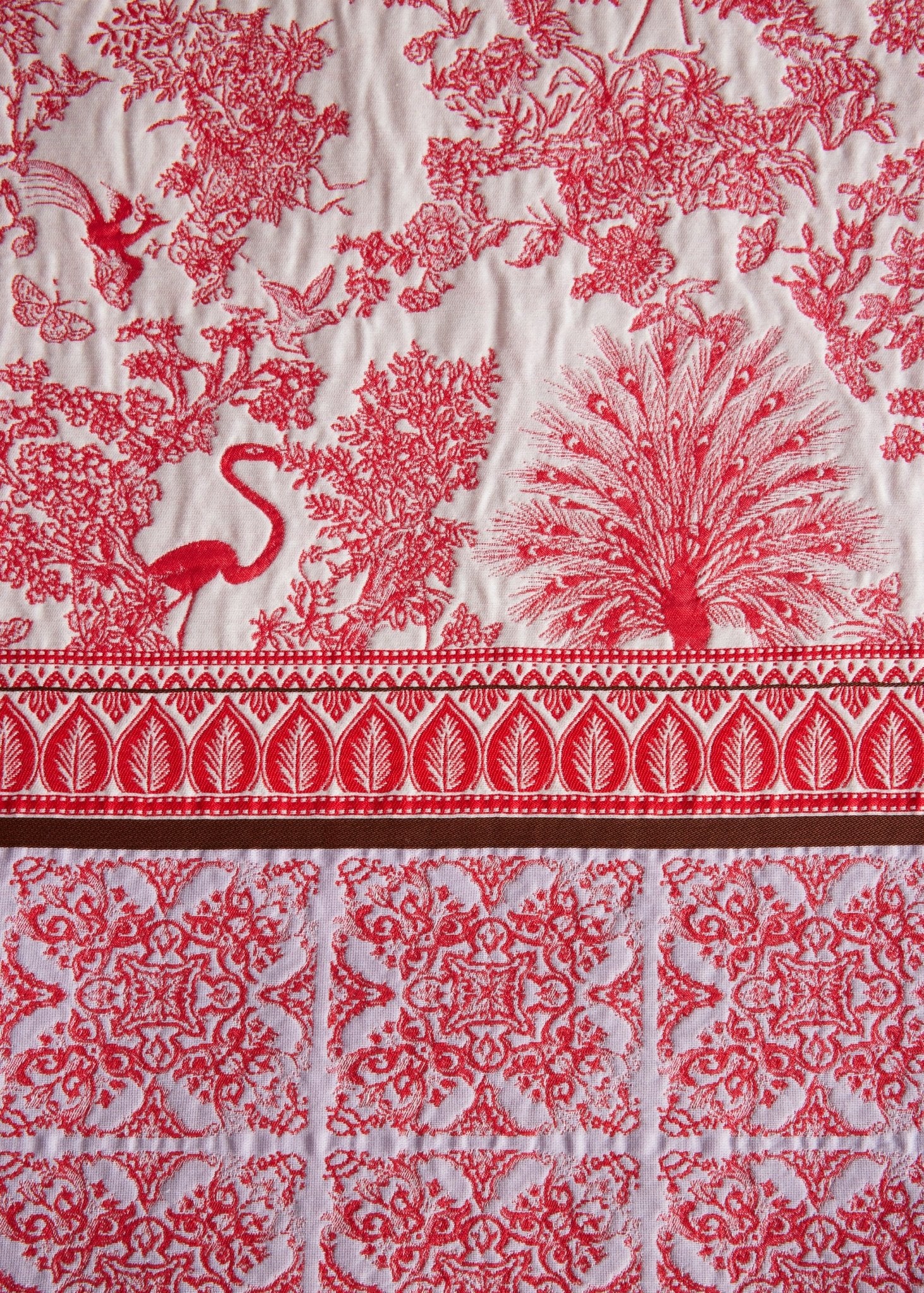 Gewebte Dekokissenhülle EVELIN in edlem Jacquard aus Baumwoll - Viskose - Mix - FOX'S - Fashion