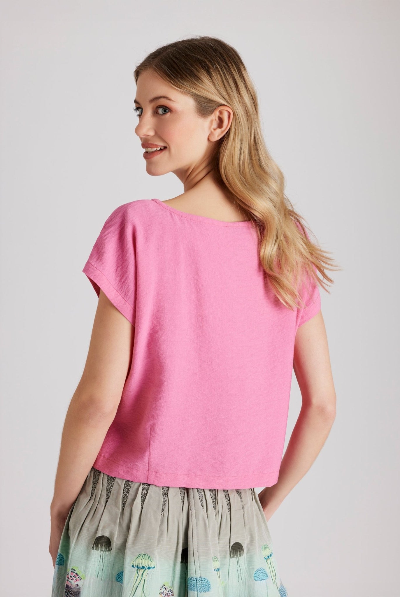 Kastiges Shirt NUTOPI aus Rayon mit Abnähern - FOX'S - Fashion