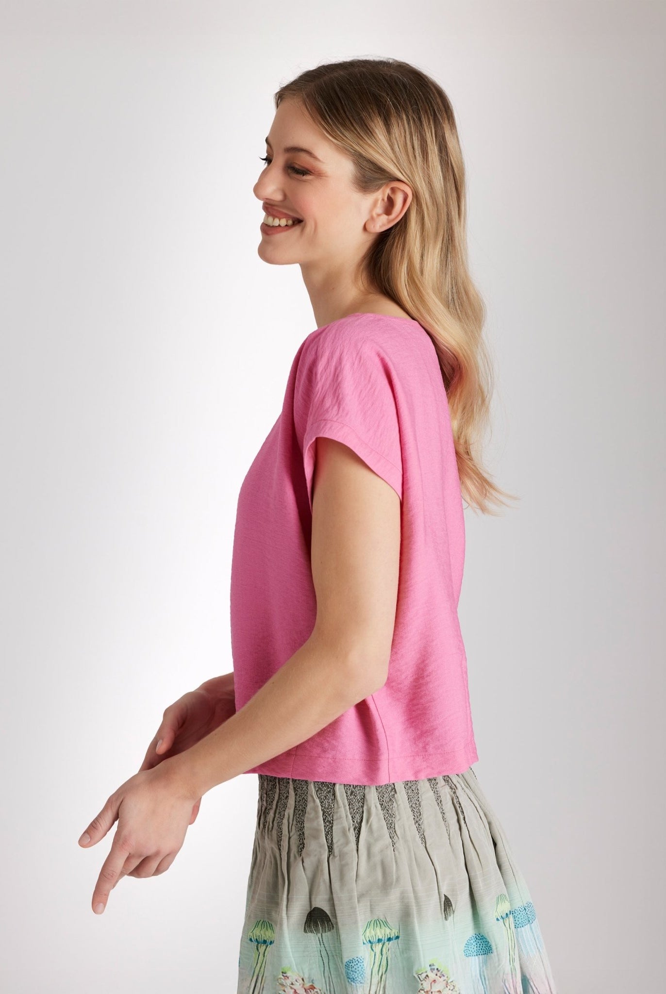 Kastiges Shirt NUTOPI aus Rayon mit Abnähern - FOX'S - Fashion