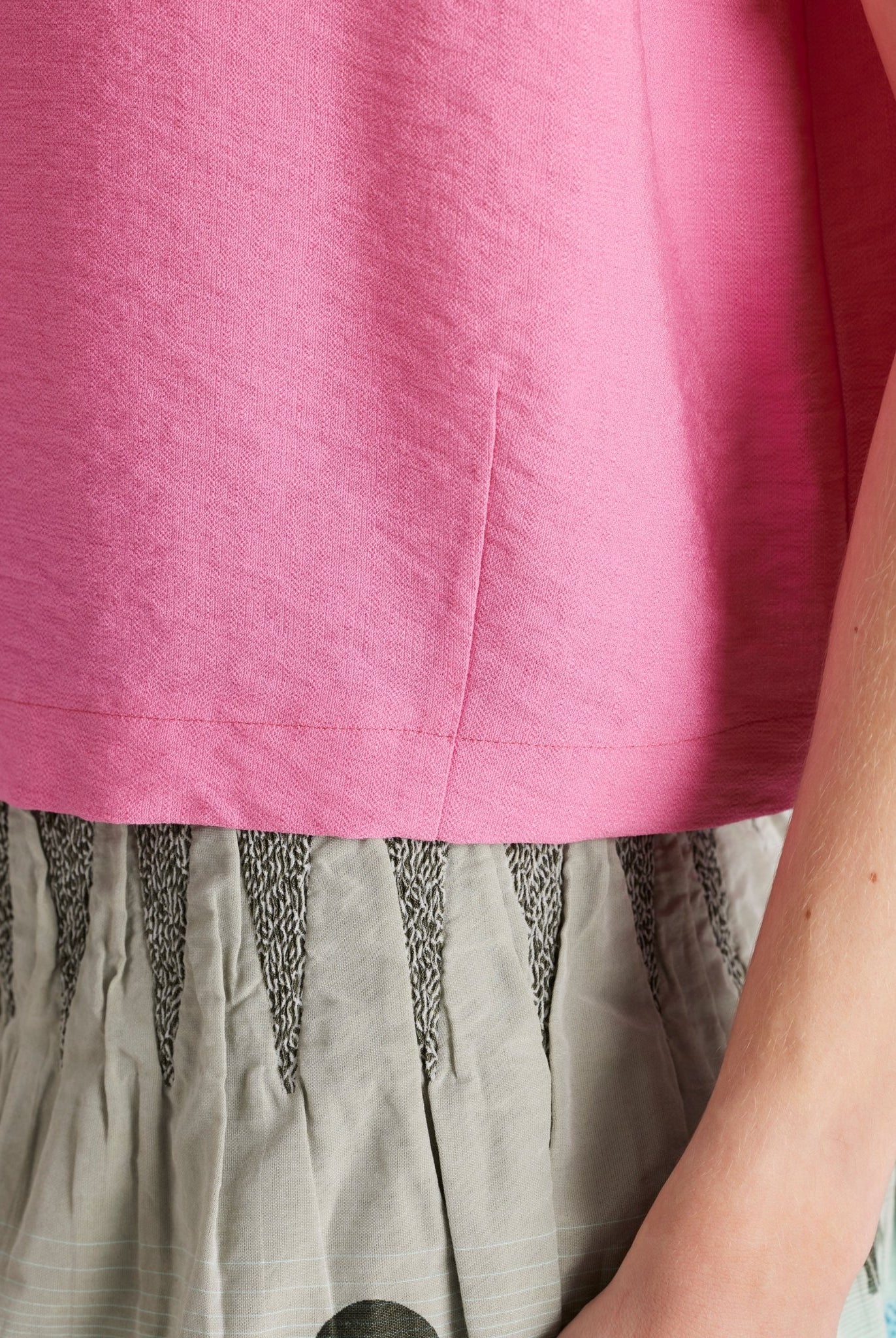 Kastiges Shirt NUTOPI aus Rayon mit Abnähern - FOX'S - Fashion