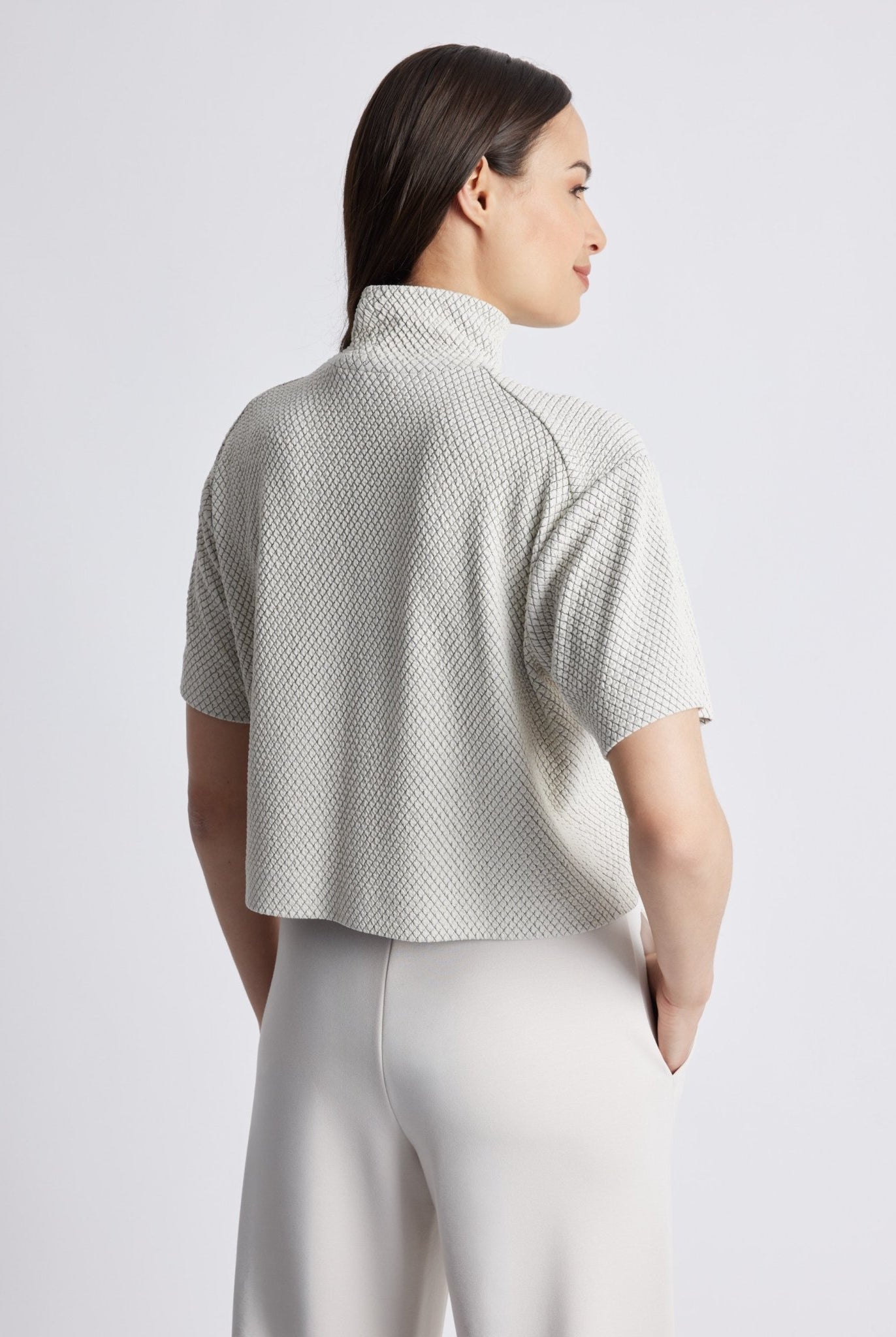 Kastiges Shirt PALIPO aus Viskose-Mix mit Stretch - FOX'S-Fashion