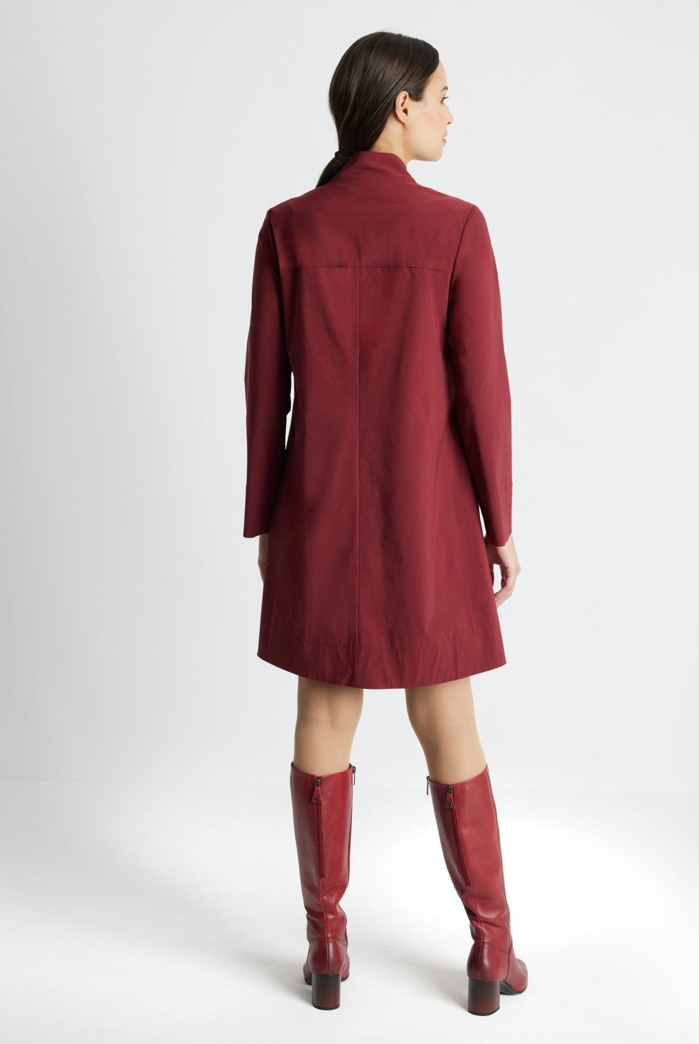 Knielange Tunika JAIZA aus Viskose-Mix mit Stretch - FOX'S-Fashion