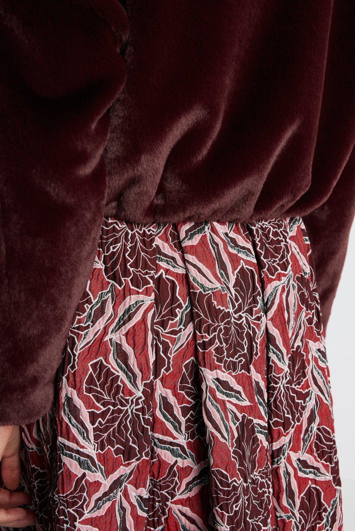 Kurze Jacke TEXAVO aus Kunstfell - FOX'S-Fashion