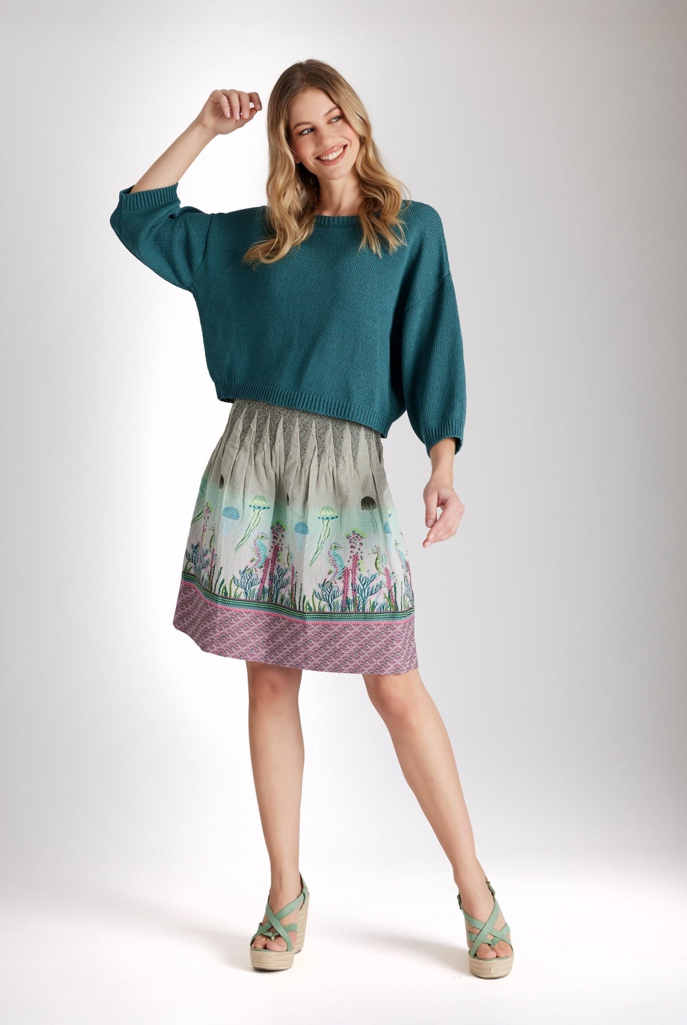 Kurzer One Size Rock LACROS - S aus Baumwollmix mit Gummibund - FOX'S - Fashion