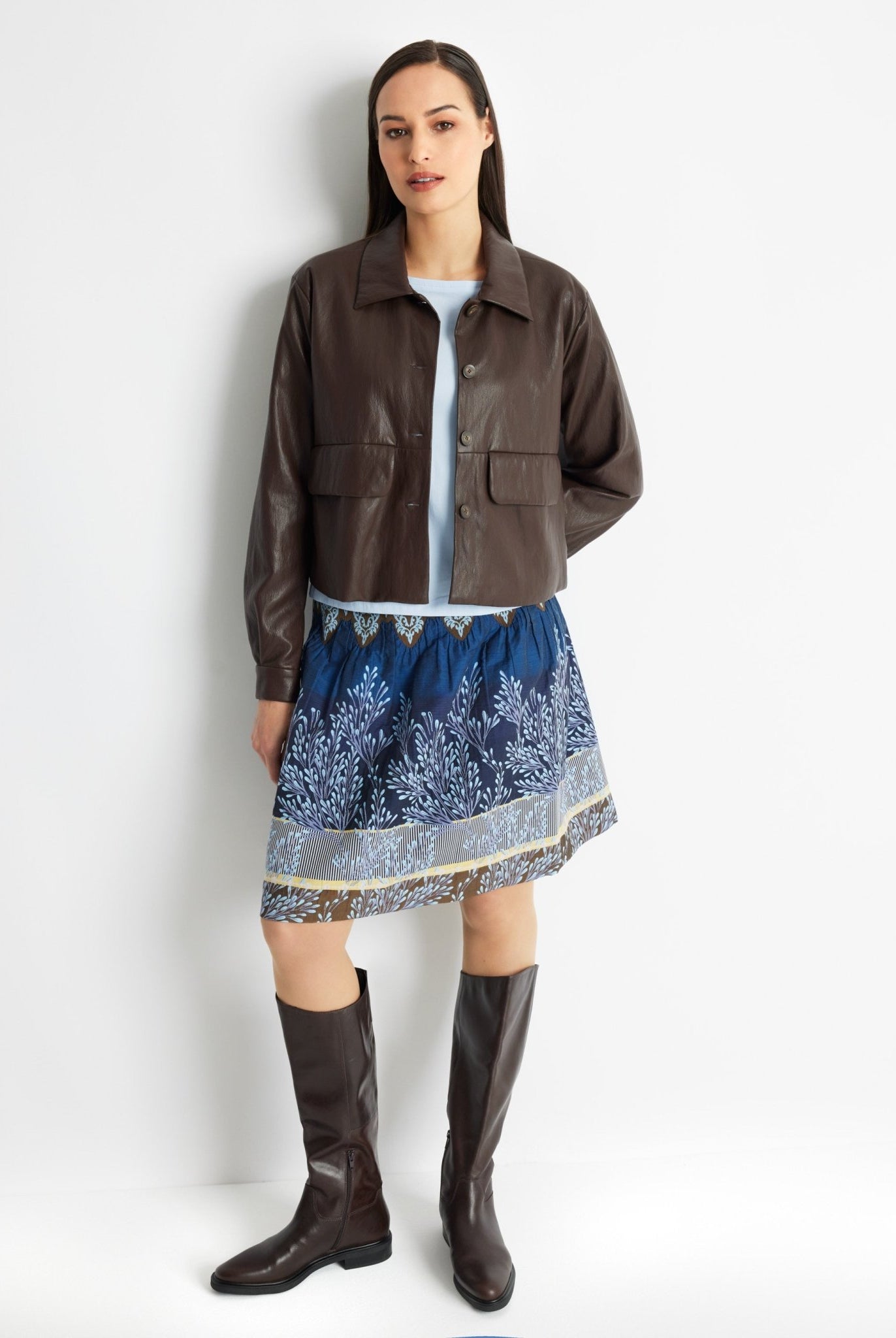Kurzer One Size Rock LACROS-W aus Baumwoll-Mix mit Gummibund - FOX'S-Fashion