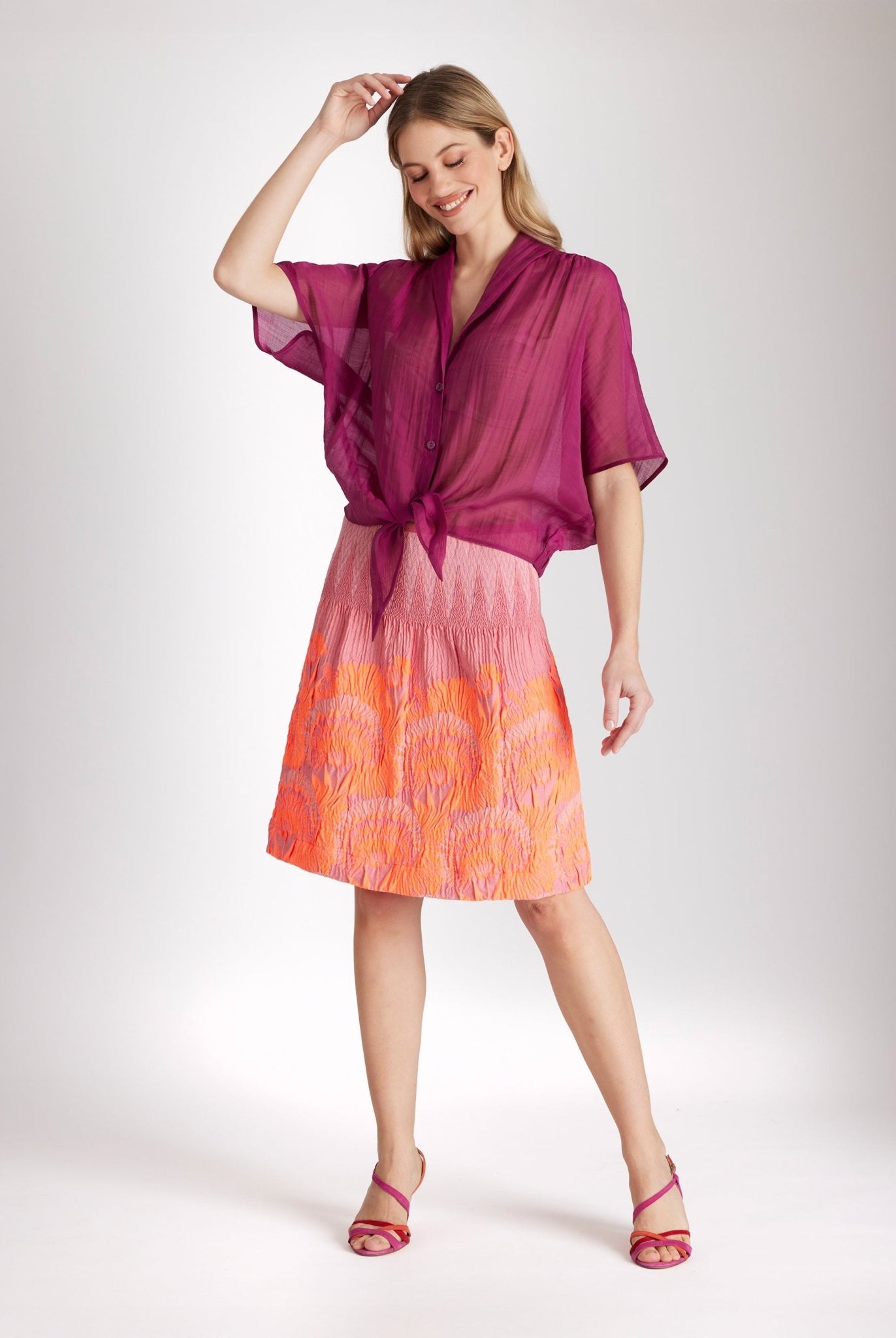 Kurzer One Size Rock LACROSSI - S aus Baumwollmix mit Gummibund - FOX'S - Fashion