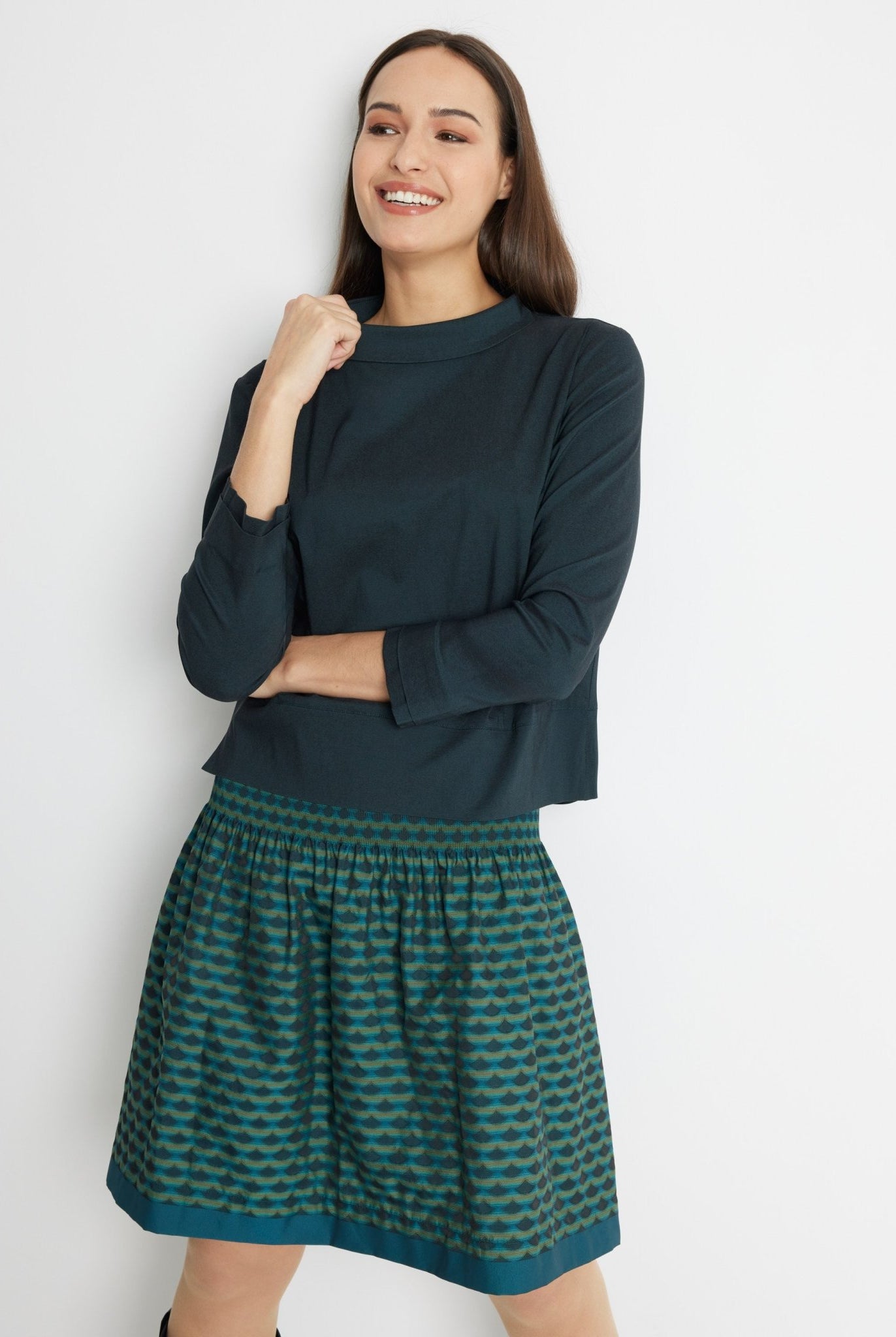Kurzer One Size Rock LUMIRO-W aus edlem Webstoff mit Gummibund - FOX'S-Fashion