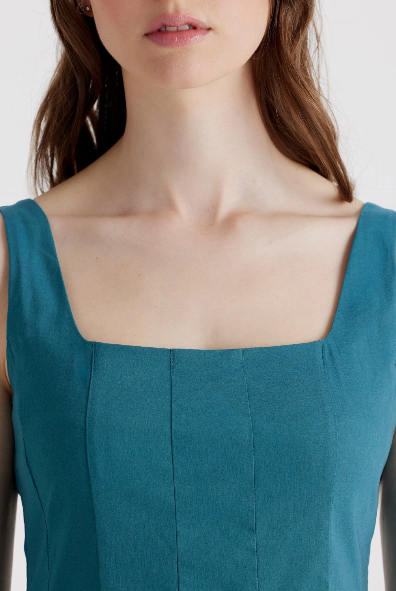 Kurzes, ausgestelltes Kleid MIASHY aus Baumwollmix mit Stretch - FOX'S - Fashion