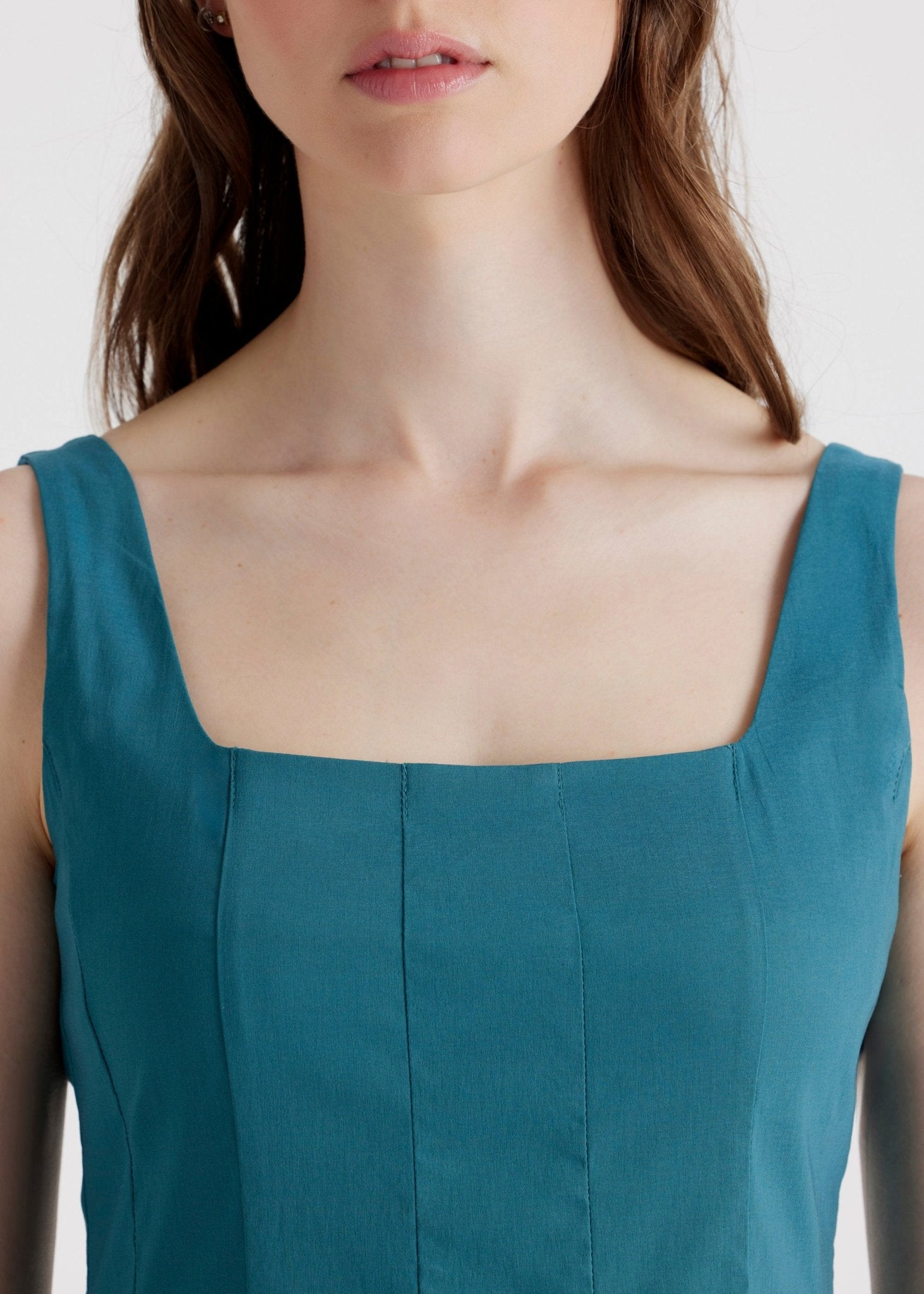 Kurzes, ausgestelltes Kleid MIASHY aus Baumwollmix mit Stretch - FOX'S - Fashion