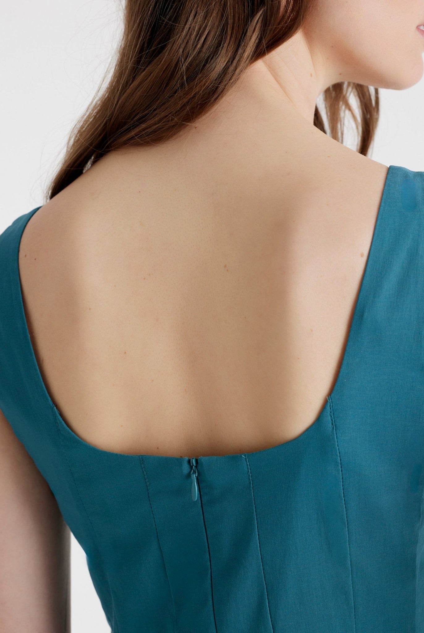 Kurzes, ausgestelltes Kleid MIASHY aus Baumwollmix mit Stretch - FOX'S - Fashion
