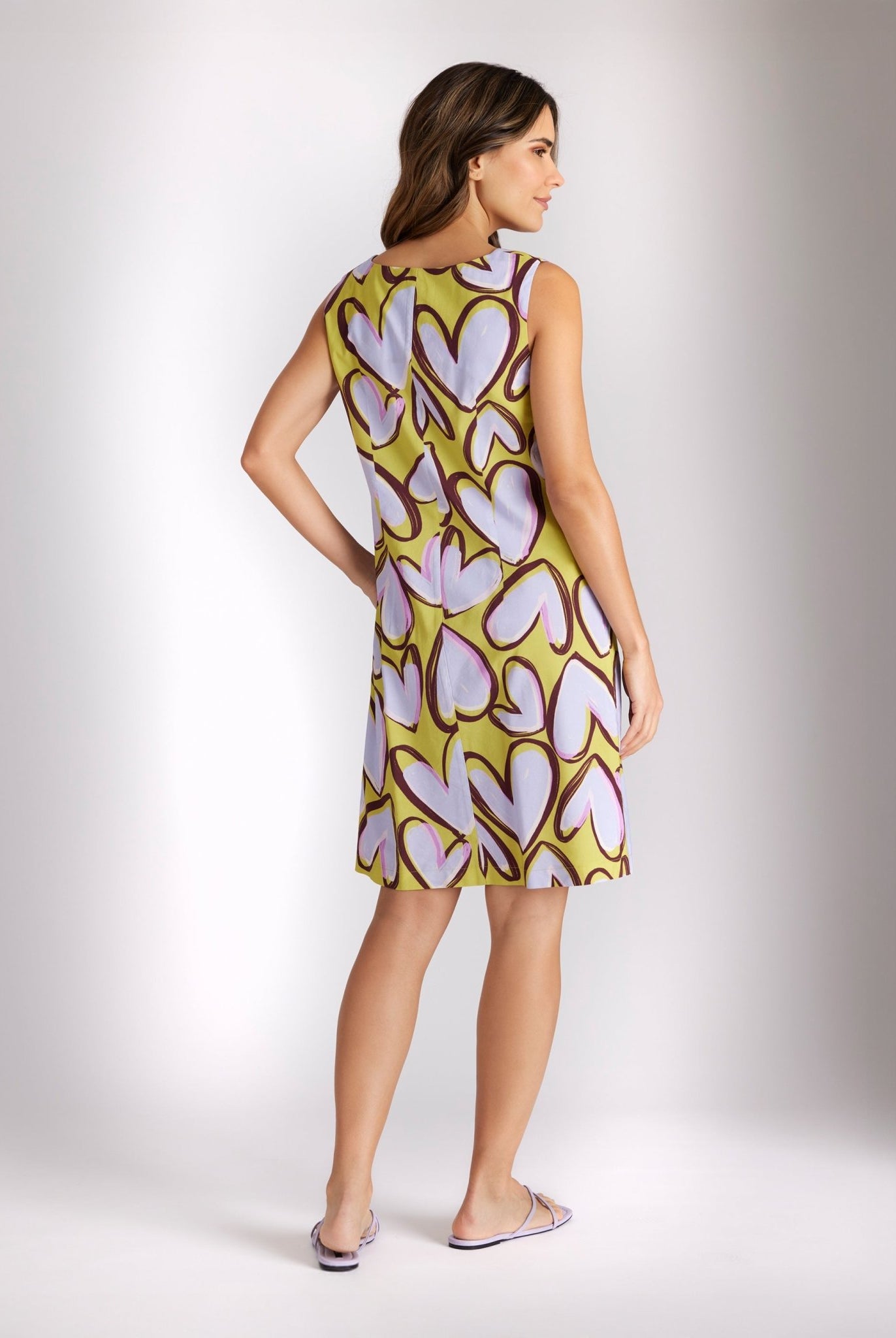 Kurzes Kleid QUIVI aus Viskose - Baumwoll - Mix in A - Linie - FOX'S - Fashion