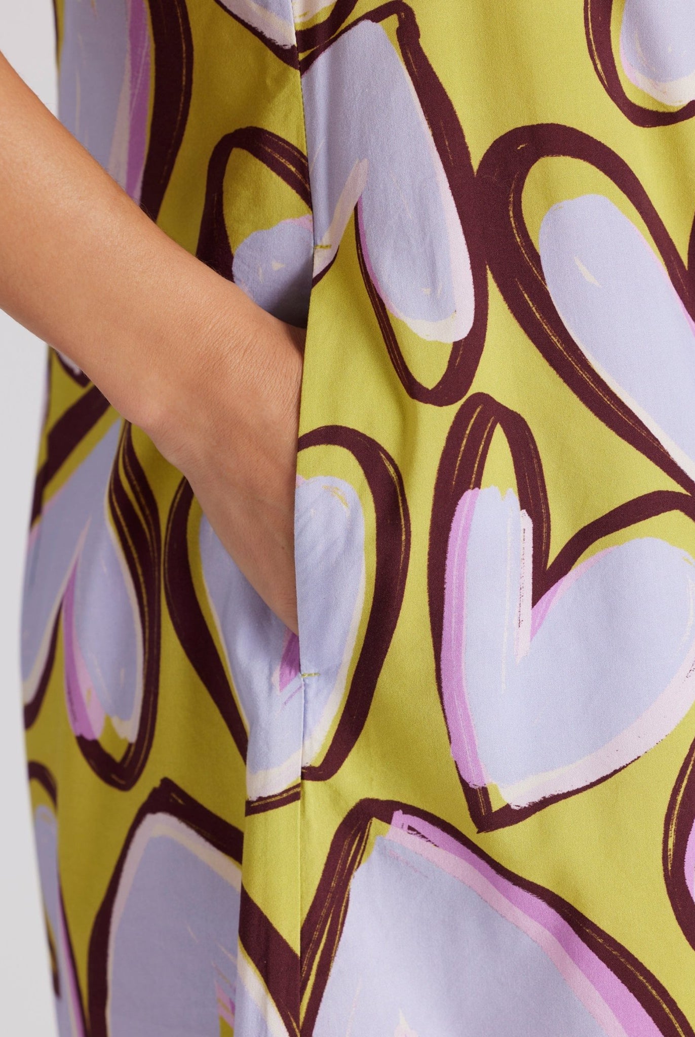 Kurzes Kleid QUIVI aus Viskose - Baumwoll - Mix in A - Linie - FOX'S - Fashion