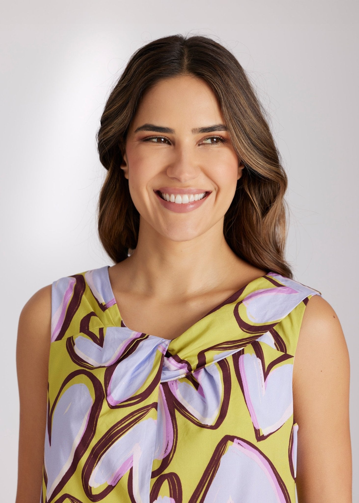 Kurzes Kleid QUIVI aus Viskose - Baumwoll - Mix in A - Linie - FOX'S - Fashion