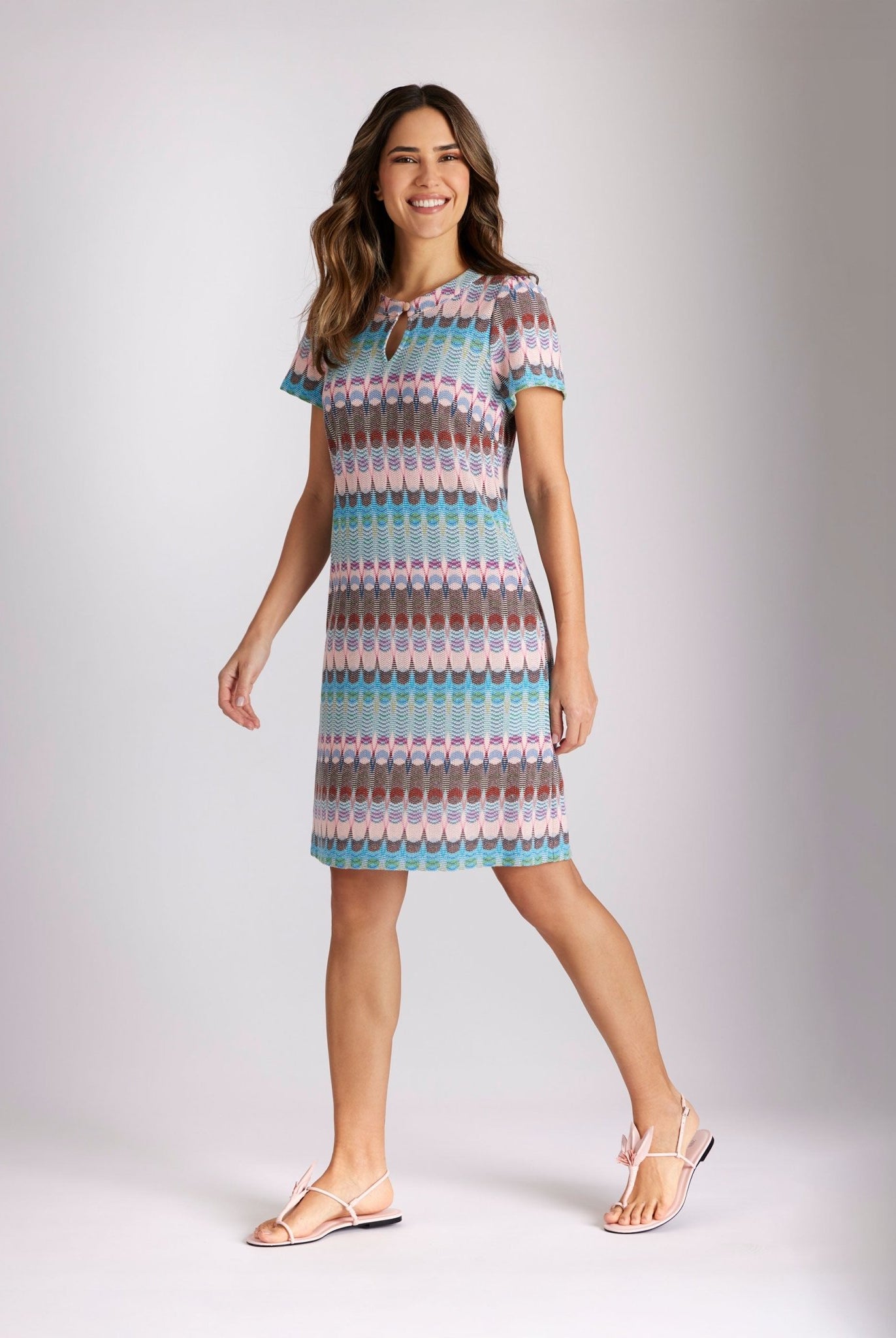 Kurzes Kleid TAOPIA aus Baumwoll - Mix in A - Linie - FOX'S - Fashion