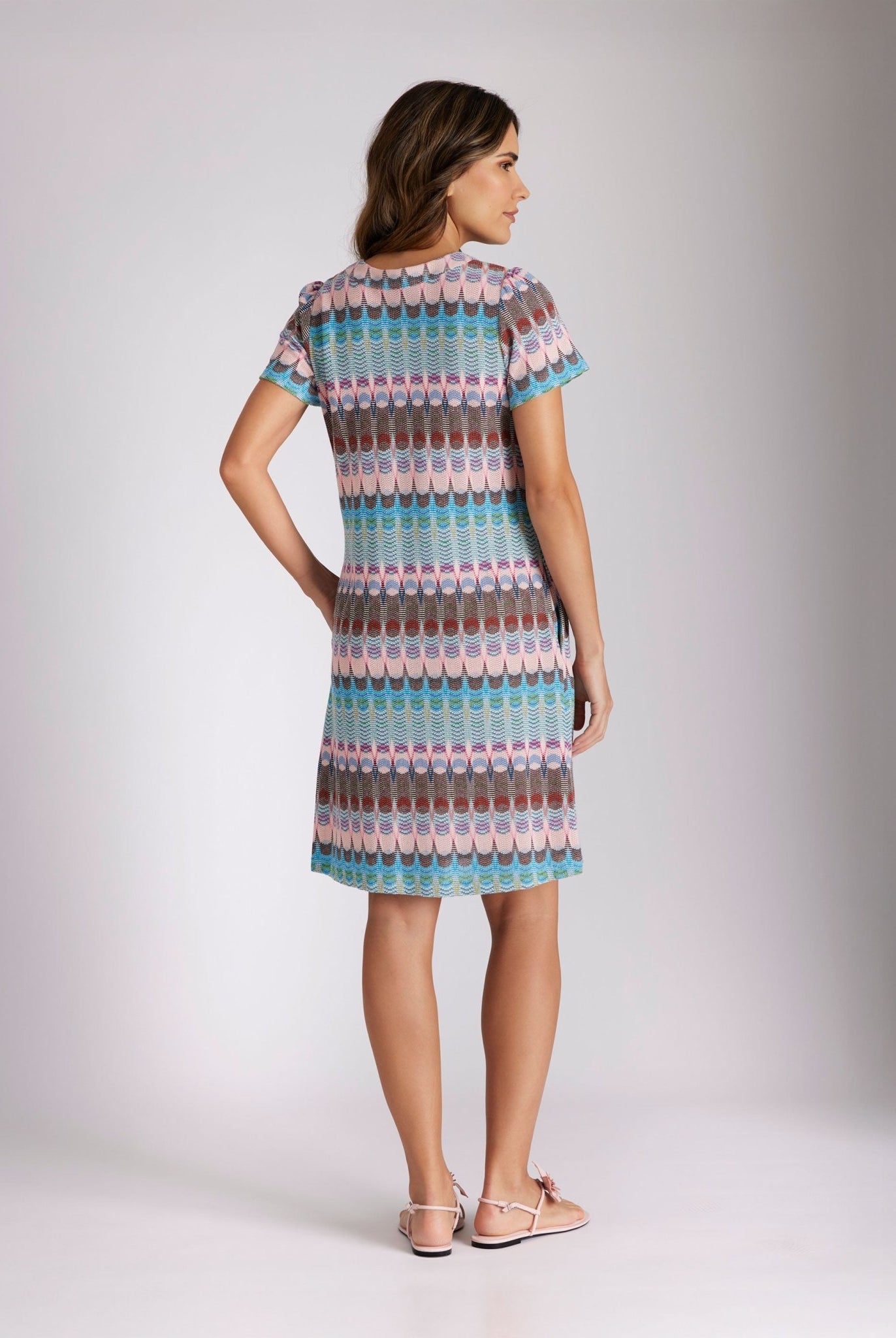 Kurzes Kleid TAOPIA aus Baumwoll - Mix in A - Linie - FOX'S - Fashion