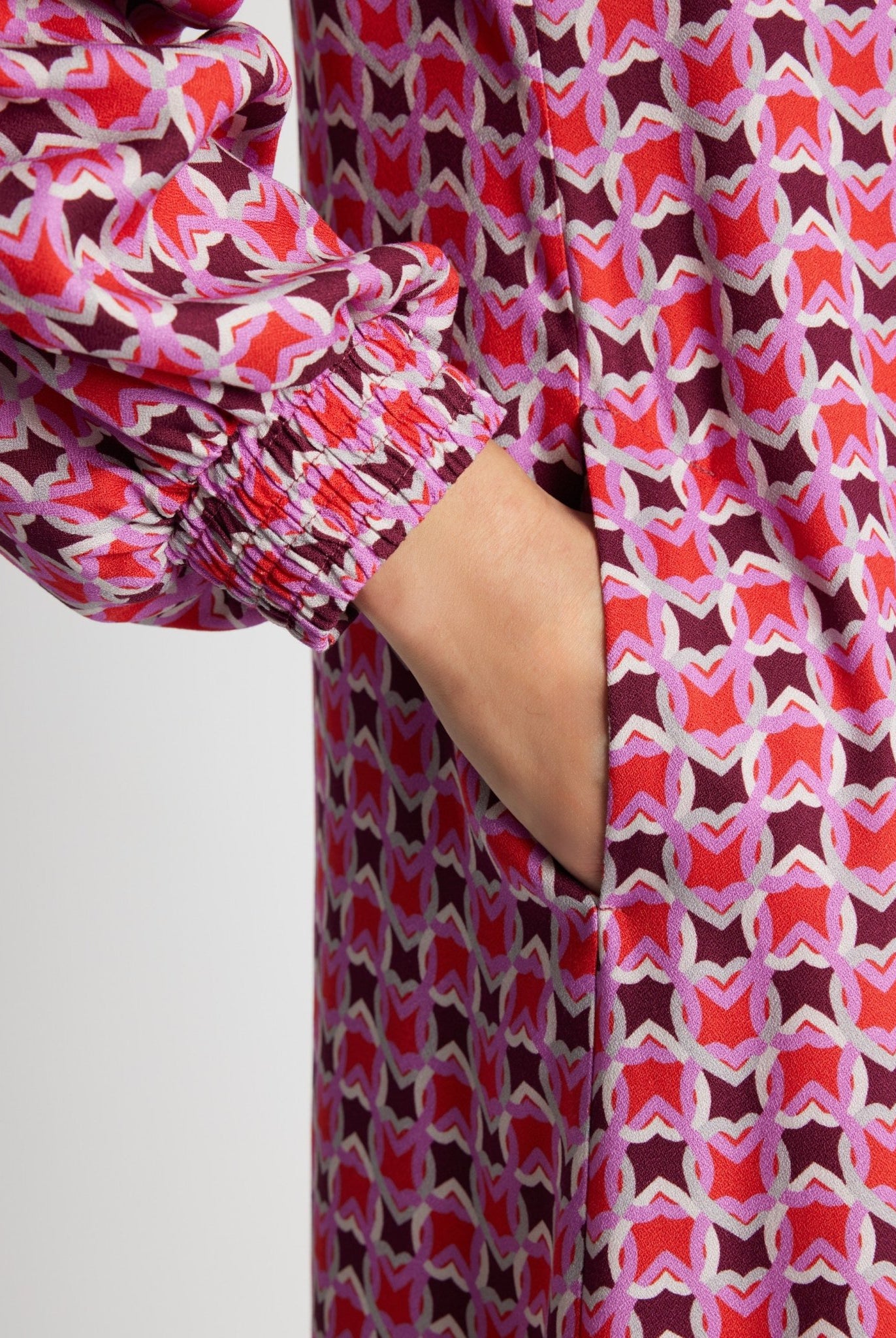 Kurzes Kleid VYBYLIA aus 100 % Viskose in A-Linie - FOX'S-Fashion